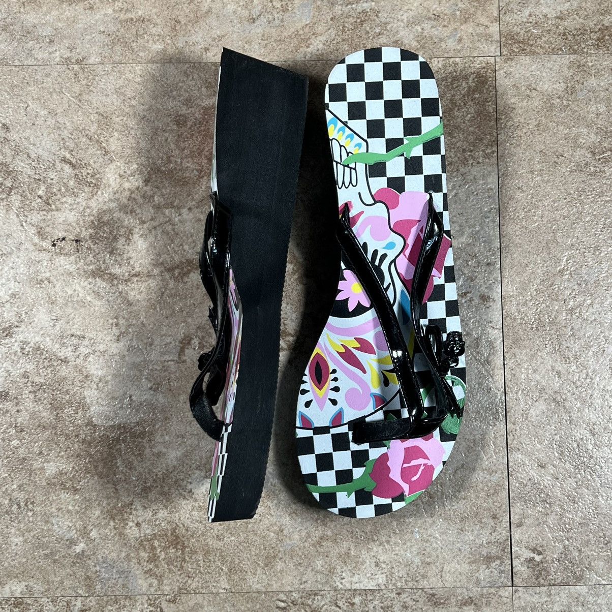 Other womens skull grunge ed hardy style flip flops size 7.5 Size US 7.5 / IT 37.5 - 2 Thumbnail