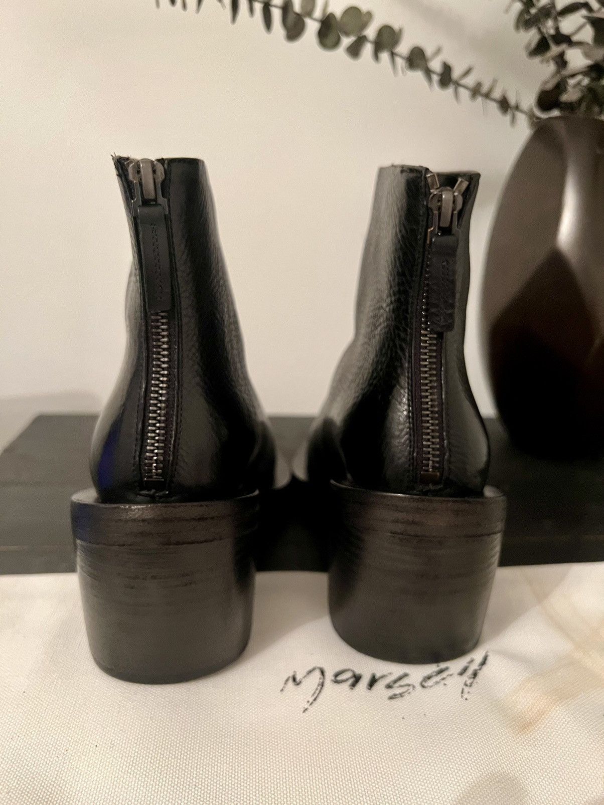 Marsell Marsèll Black Coneros Tronchetto Zip Boots Size US 6 / IT 36 - 10 Thumbnail