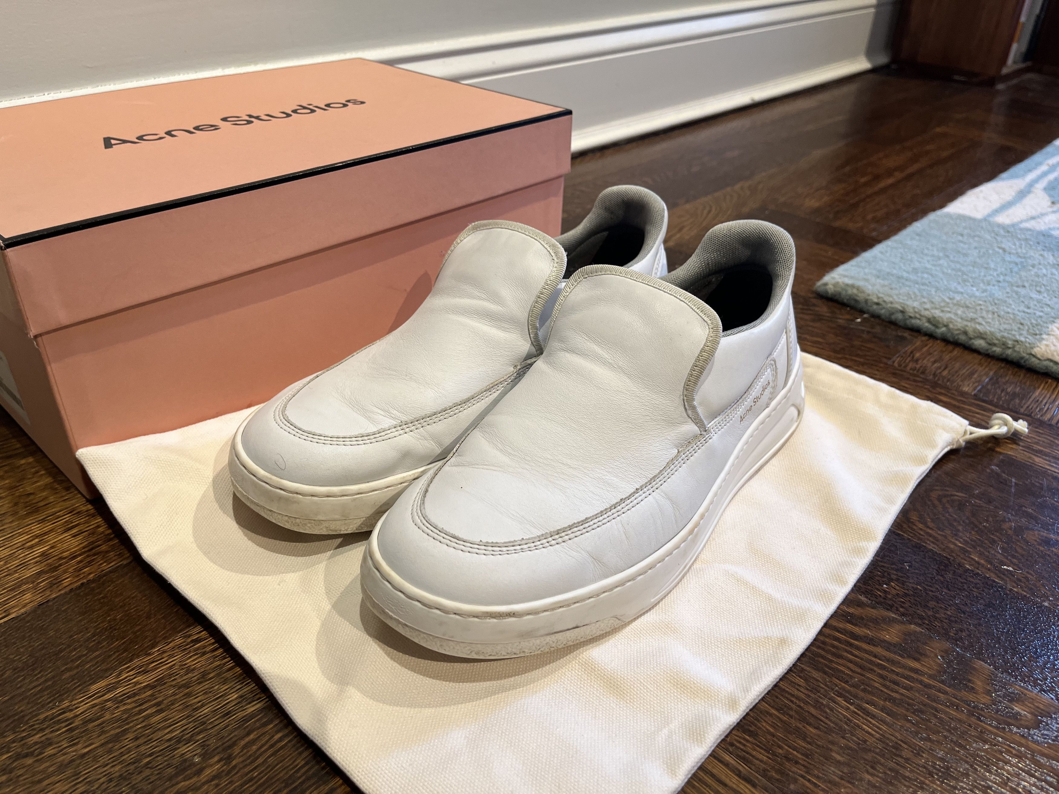 Acne Studios Acne Studio Bennie Slip-On Face Sneaker Size US 11 / EU 44 - 1 Thumbnail