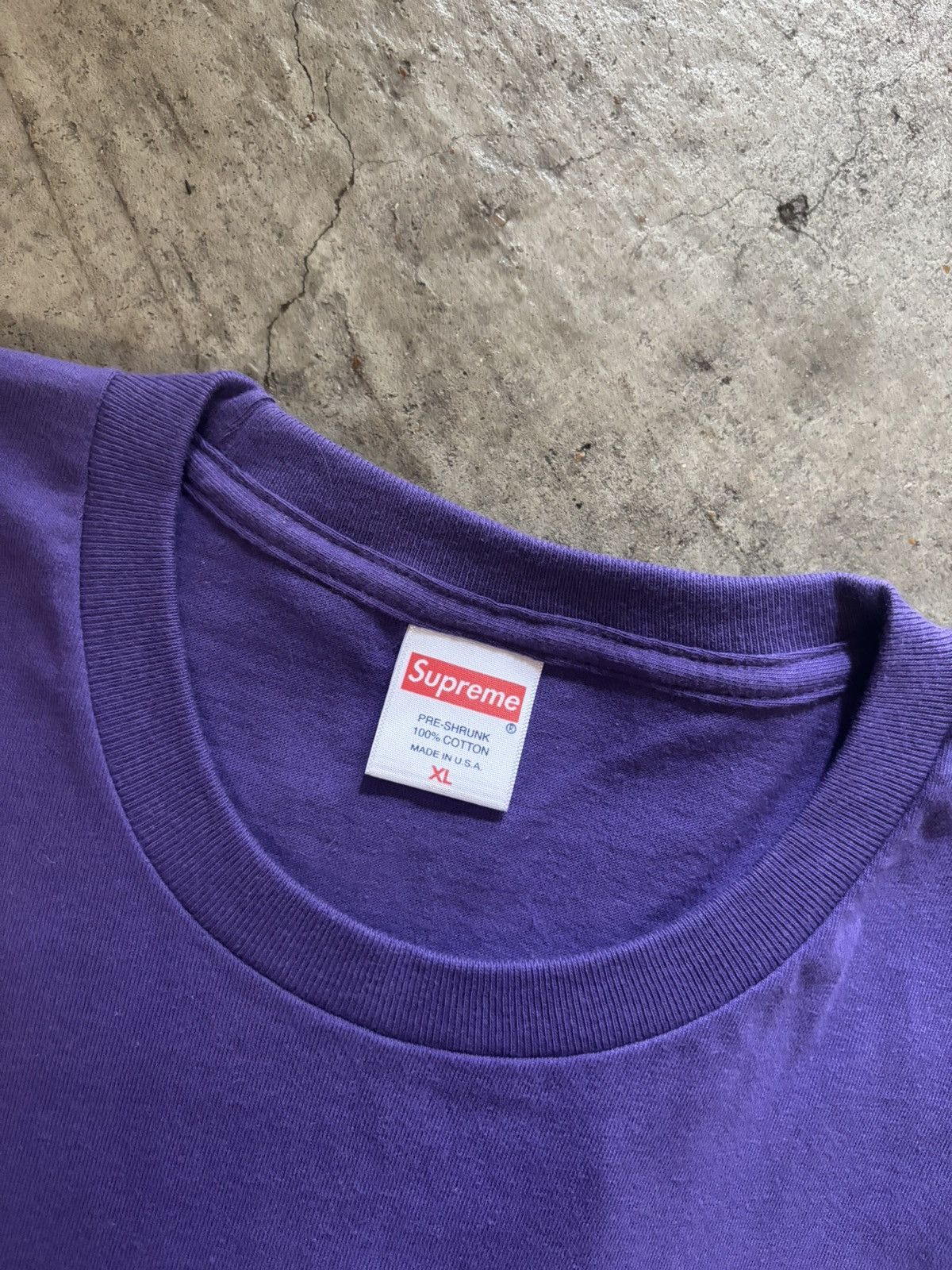 Supreme supreme purple longsleeve Size US XL / EU 56 / 4 - 2 Thumbnail