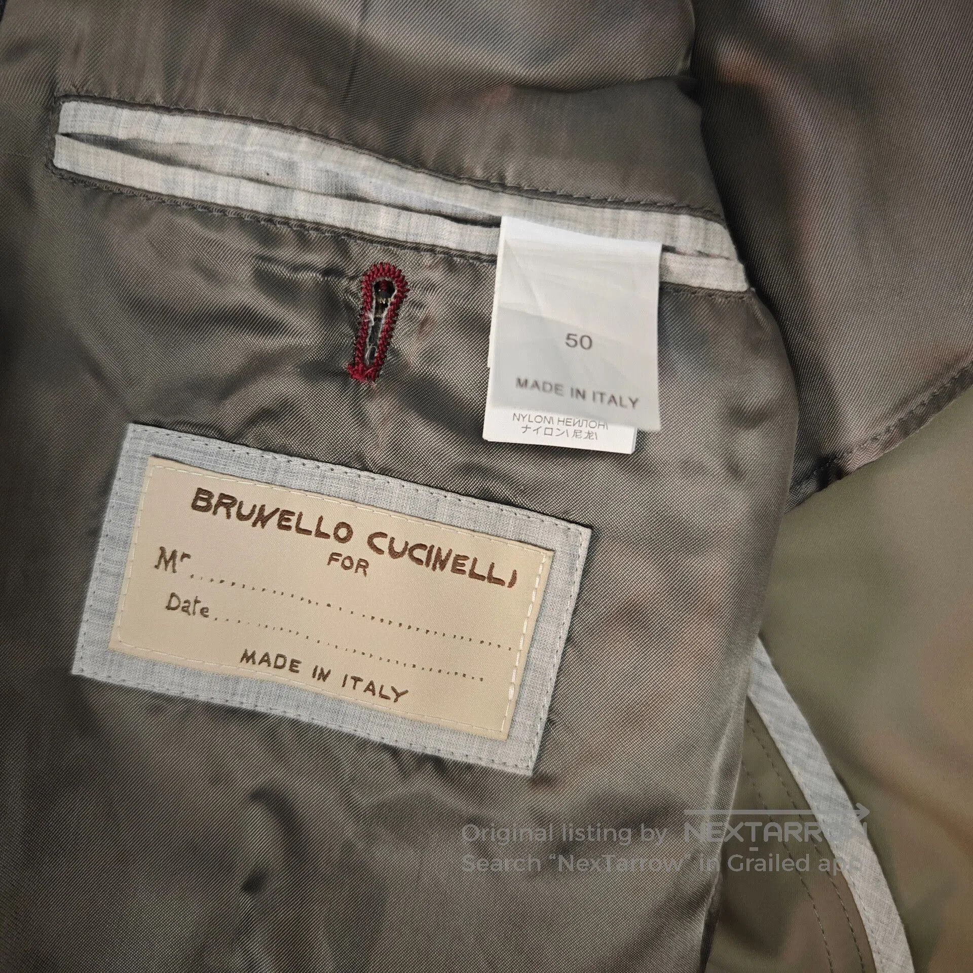 Brunello Cucinelli Brunello Cucinelli Wool Blend Jacket. Size US M / EU 48-50 / 2 - 7 Thumbnail