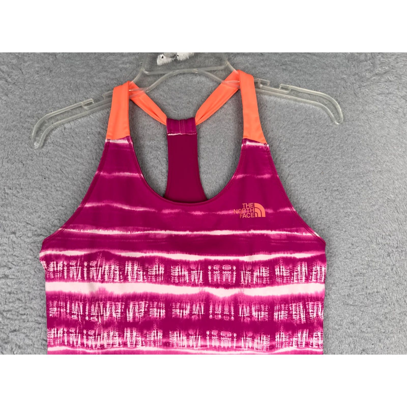 The North Face The North Face Shirt Women Small Pink Stripe Tank Sleeveless Scoop Neck Poly Gym Size S / US 4 / IT 40 - 4 Thumbnail