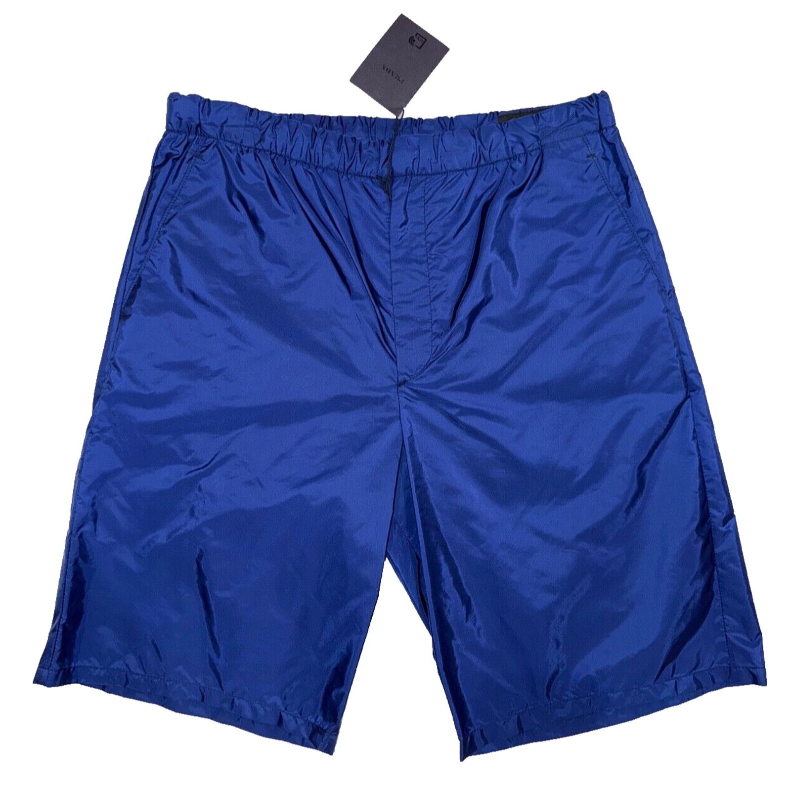 Prada Prada Re-Nylon Blue Nylon Triangle Pocket Classic Bermuda Size US 32 / EU 48 - 1 Thumbnail