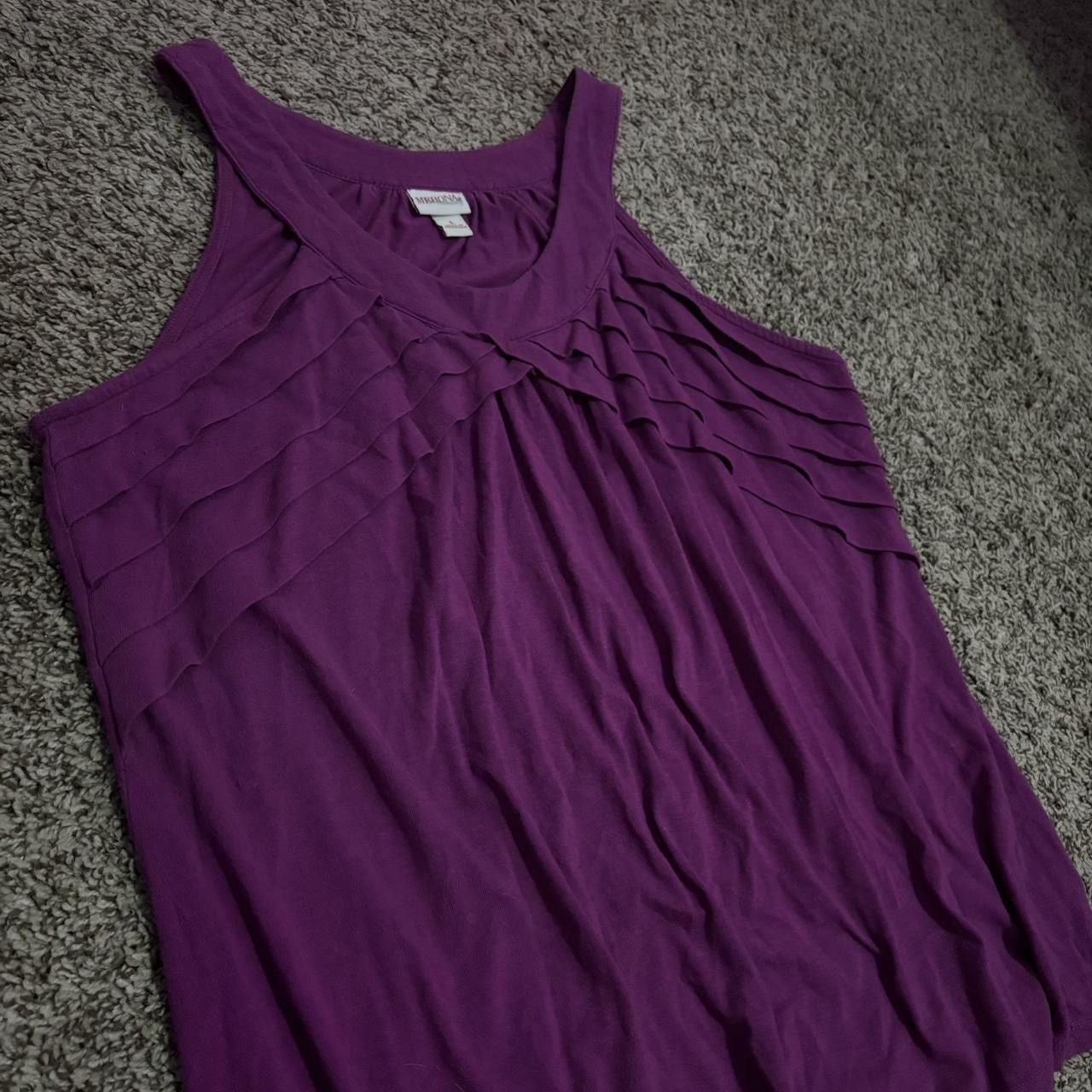 Merona Purple Y2K halter neck tank top Size L / US 10 / IT 46 - 5 Thumbnail