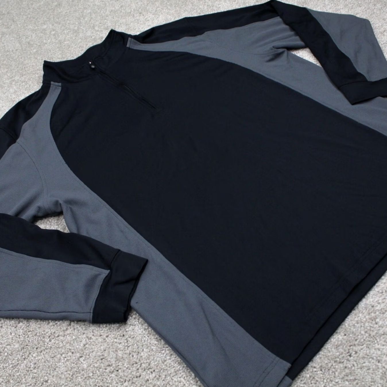 Vintage Greg Norman Sweatshirt Men Large Black PlayDry 1/4 Zip Long Sleeve Pullover Size US L / EU 52-54 / 3 - 6 Thumbnail