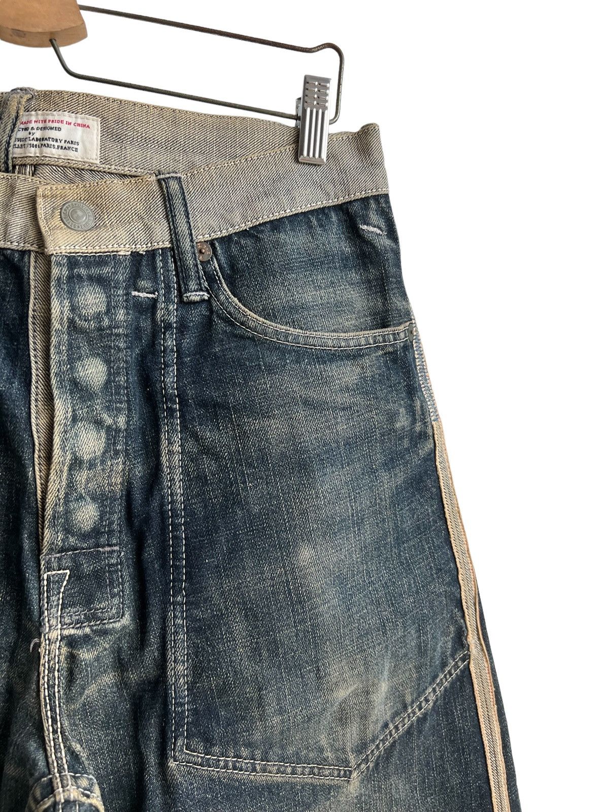 Evisu OG Evisu Yamane Laboratory Paris Daicock Selvage 2 Way Denim Size US 32 / EU 48 - 8 Thumbnail
