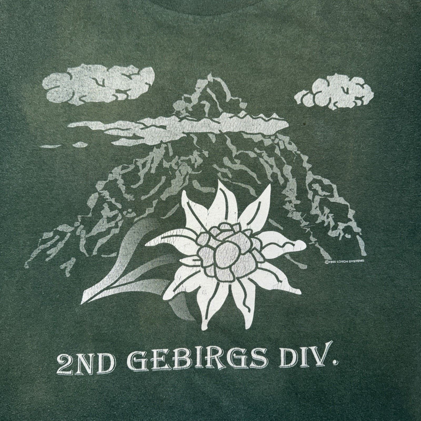 Other Vintage 1995 Gebirgsjäger 2nd Div WWII History Tee Oneita XL Size US XL / EU 56 / 4 - 2 Thumbnail