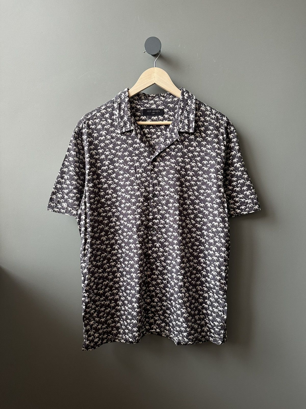 Allsaints Allsaints Salix SS Cotton Viscose Shirt Size L Size US L / EU 52-54 / 3 - 1 Thumbnail