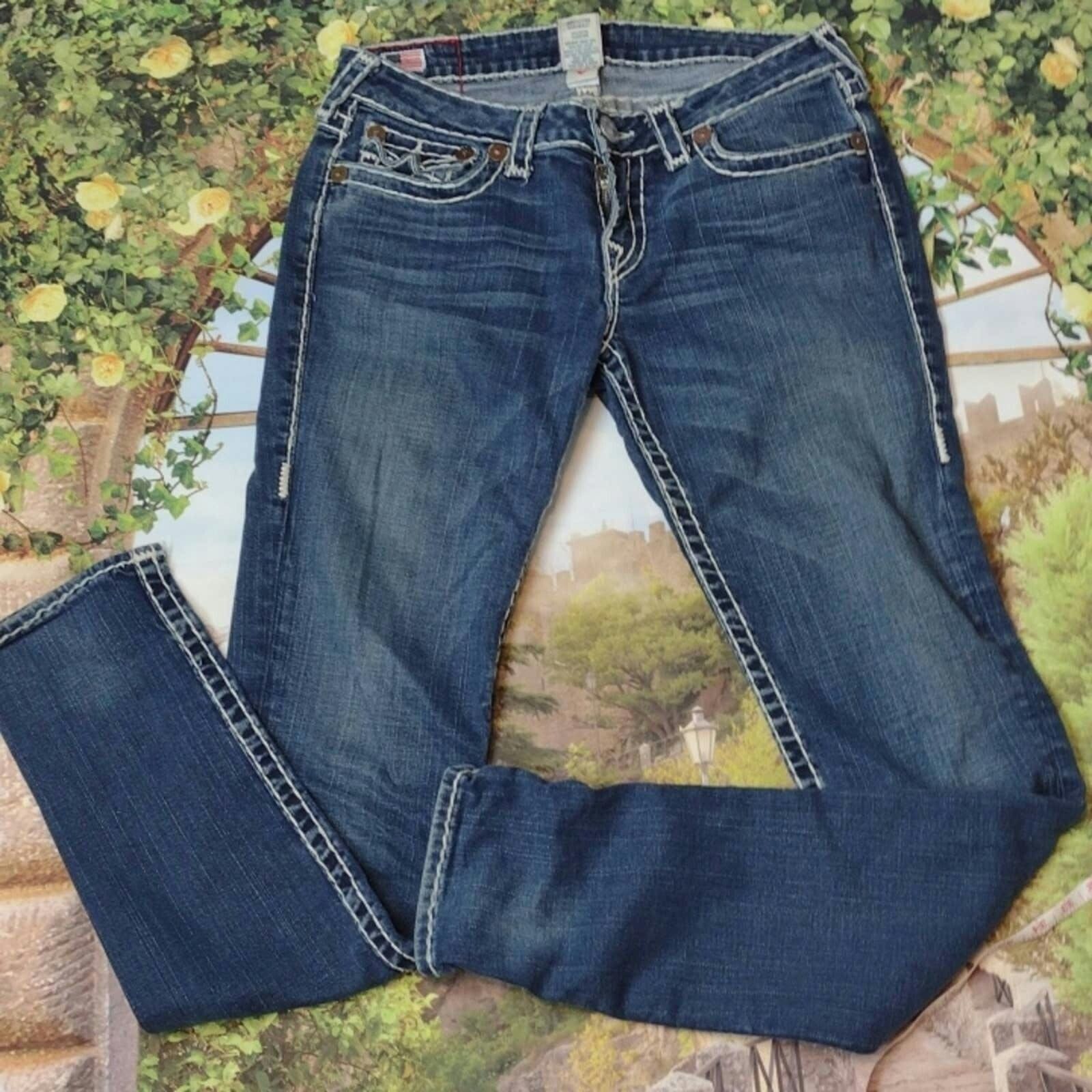 True Religion True religion Julie super t jeans size 31 Size 32" / US 10 / IT 46 - 1 Thumbnail