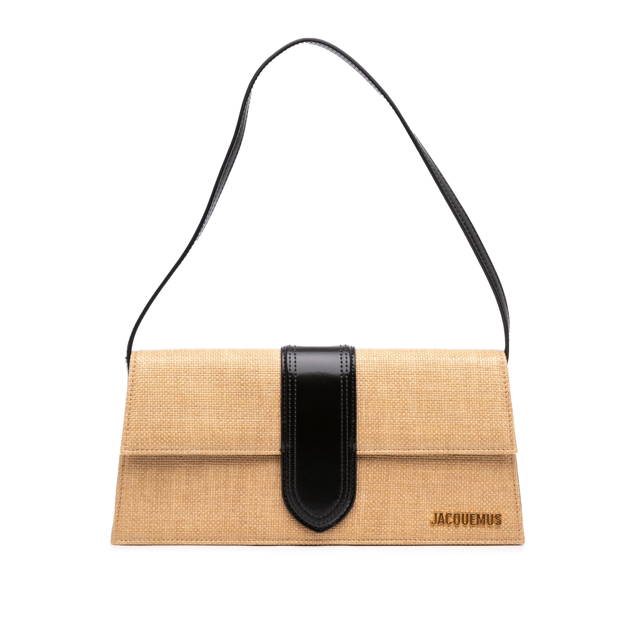 Jacquemus Raffia Le Bambino Long Shoulder Bag Size ONE SIZE - 1 Thumbnail
