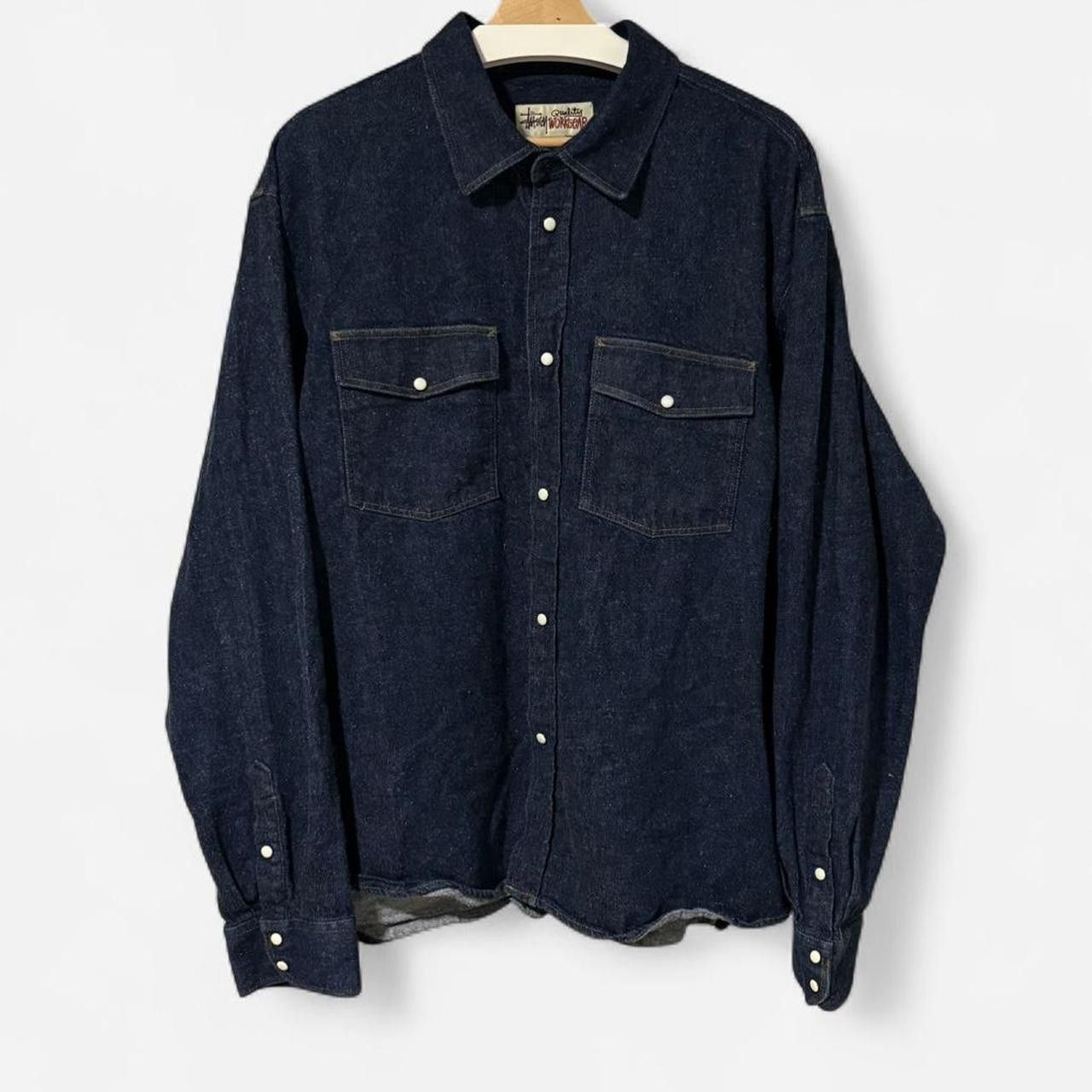 Stussy Stussy Boxy Western Denim Cotton Shirt Size US XL / EU 56 / 4 - 3 Thumbnail