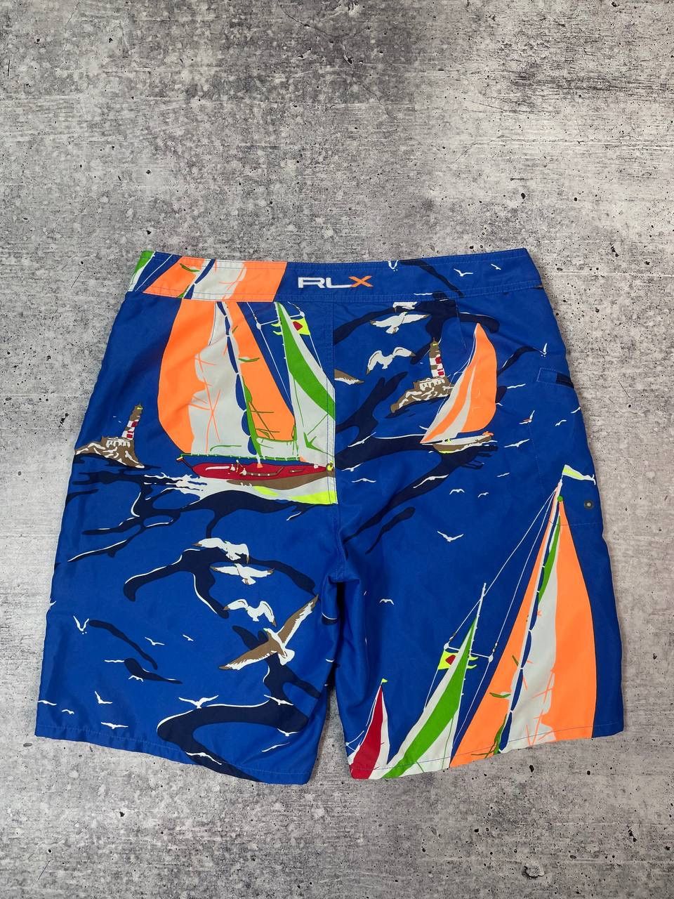 Polo Ralph Lauren Polo Ralph Lauren RLX Printed Swim Shorts Y2K Size US 34 / EU 50 - 4 Thumbnail