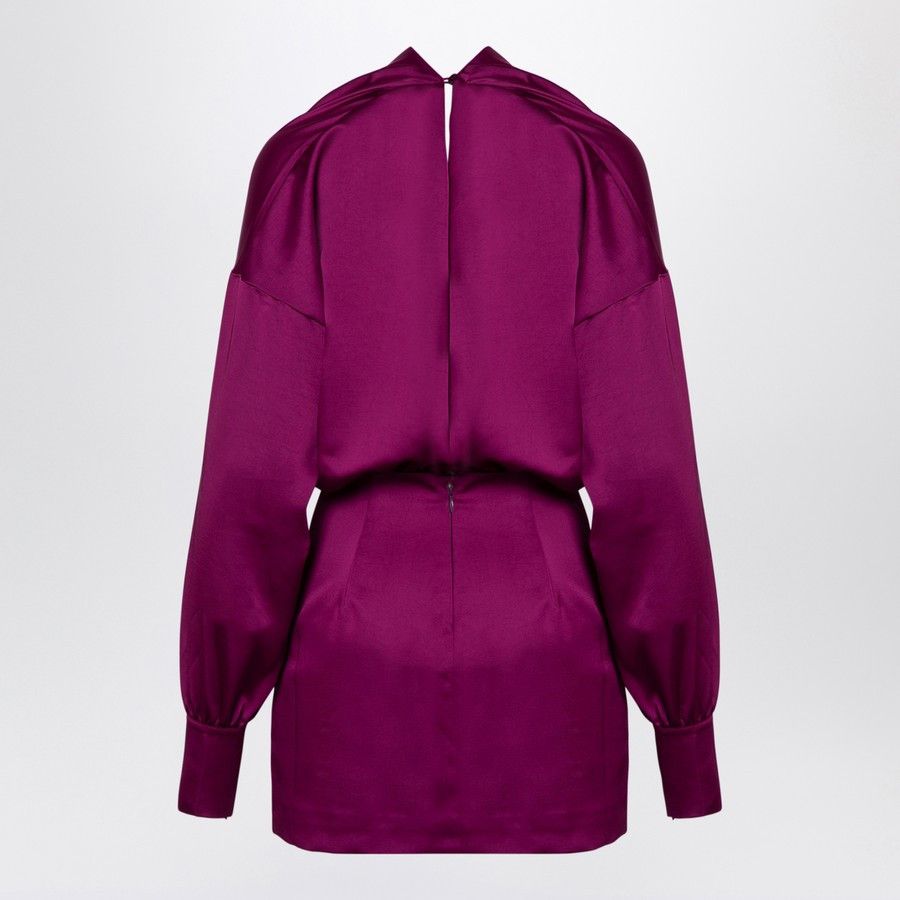 THE ANDAMANE o1d2blof1024 Mini Dress In Purple Size M / US 6-8 / IT 42-44 - 2 Thumbnail