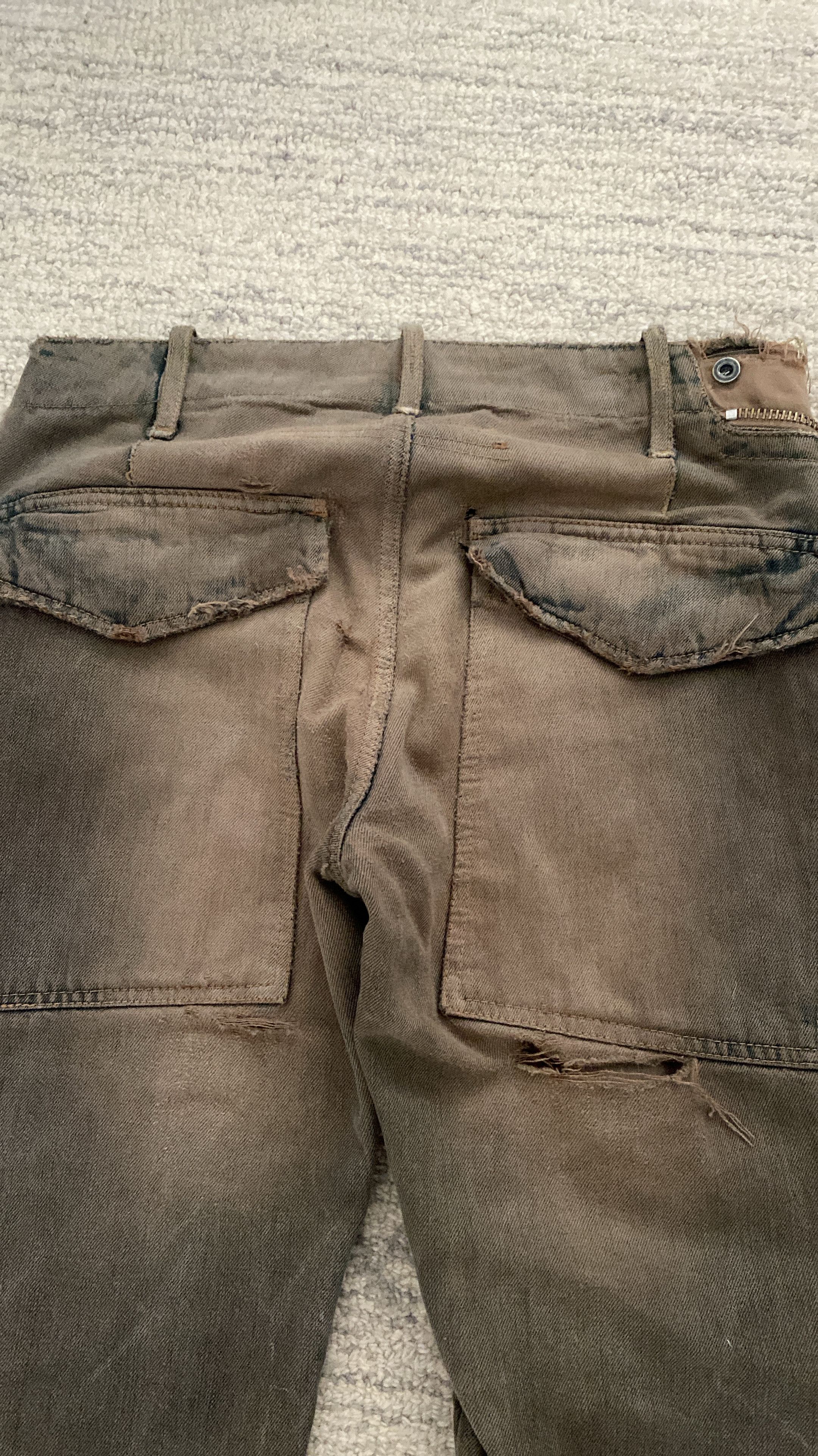 Rick Owens Rick Owens Fw06 Dustalator Double Layer Mudwash Aircut Size US 29 - 5 Thumbnail