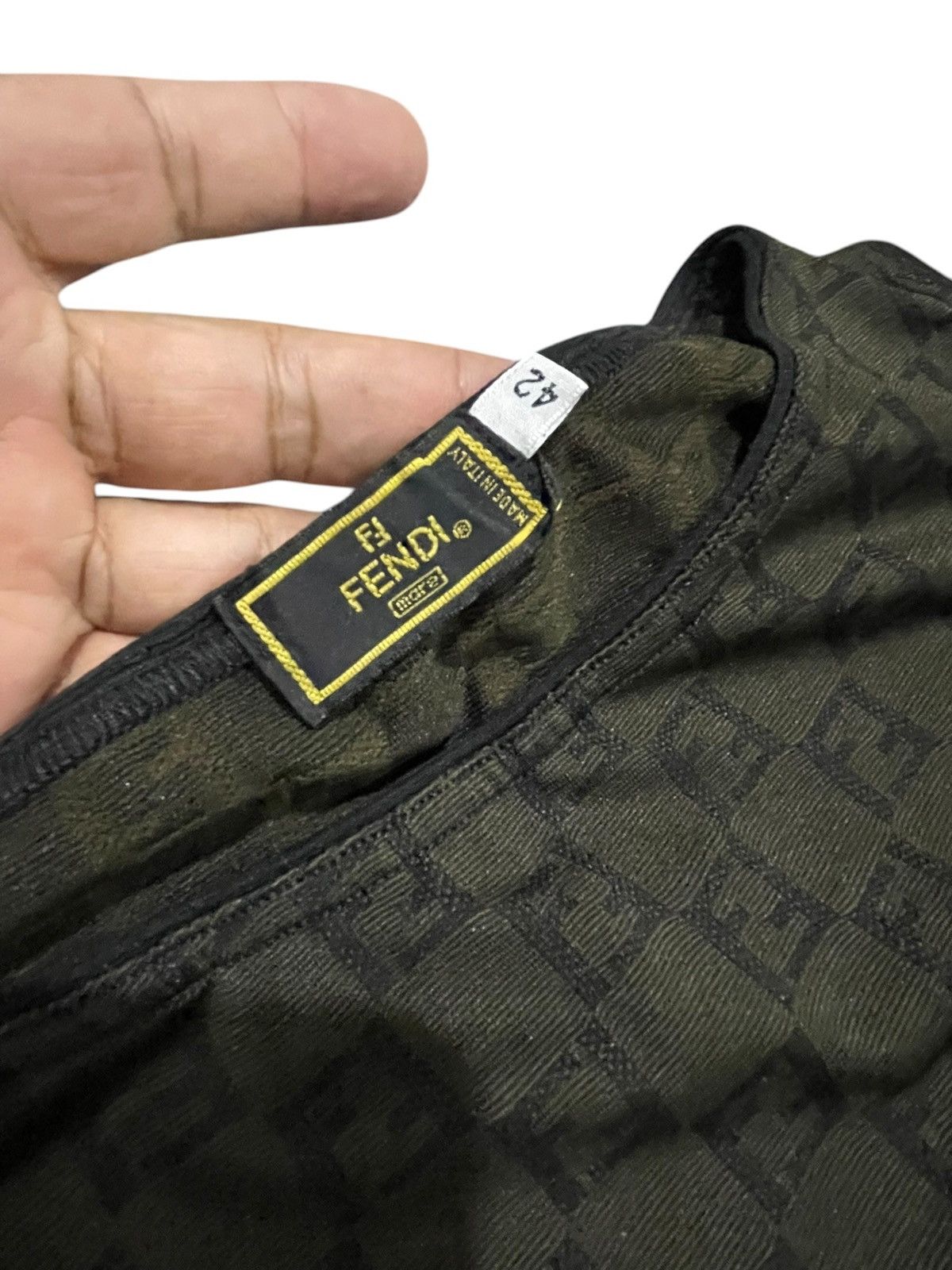 Fendi Fendi Monogram Luxury Iconic Retro Vintage 80/90s Tank Tops Size M / US 6-8 / IT 42-44 - 17 Thumbnail