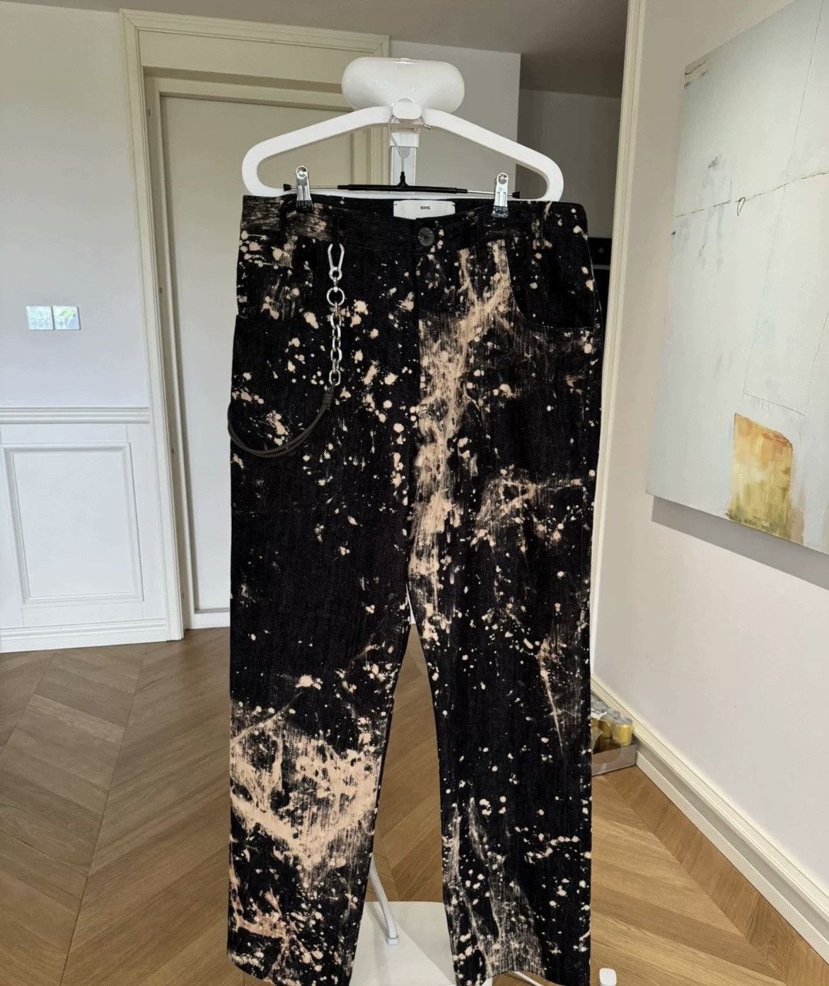 Song For The Mute Song for the mute 22.2 Bleached Denim Pants Size US 34 / EU 50 - 1 Thumbnail