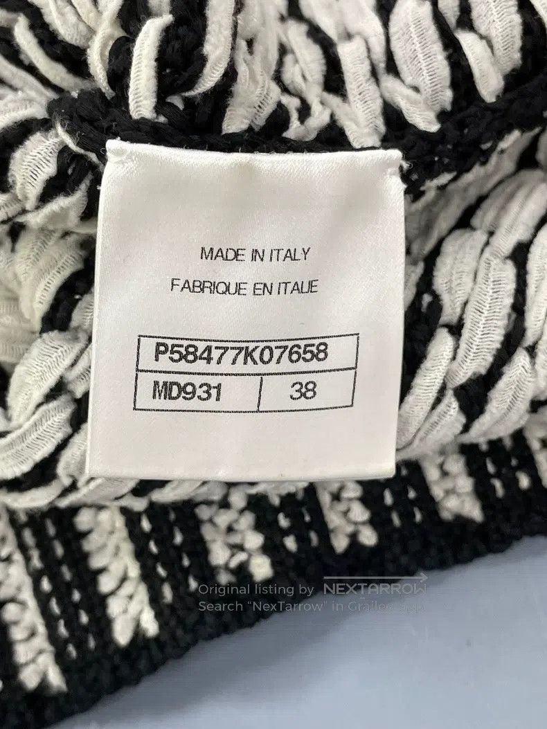 Chanel Chanel 18P black and white knitted short sleeves Size XS / US 0-2 / IT 36-38 - 6 Thumbnail