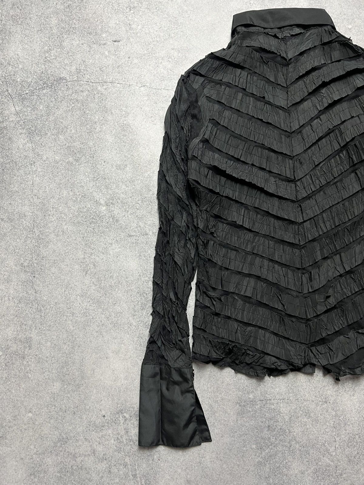 Japanese Brand Y2K Alt Gothic Rick Owens Style Western Button Up Shirt Size L / US 10 / IT 46 - 8 Thumbnail