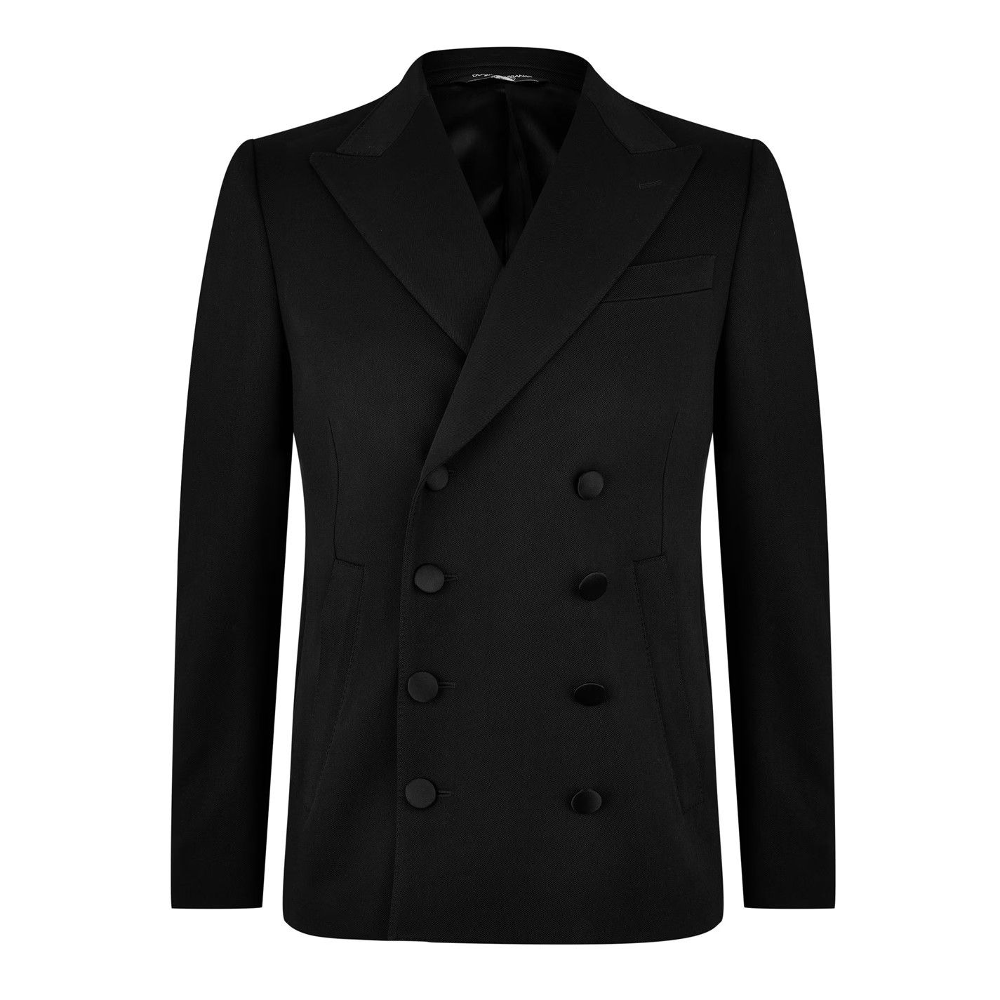 Dolce & Gabbana o1g2r1mq0426 Double Breasted Formal Jacket in Black Size US L / EU 52-54 / 3 - 1 Thumbnail