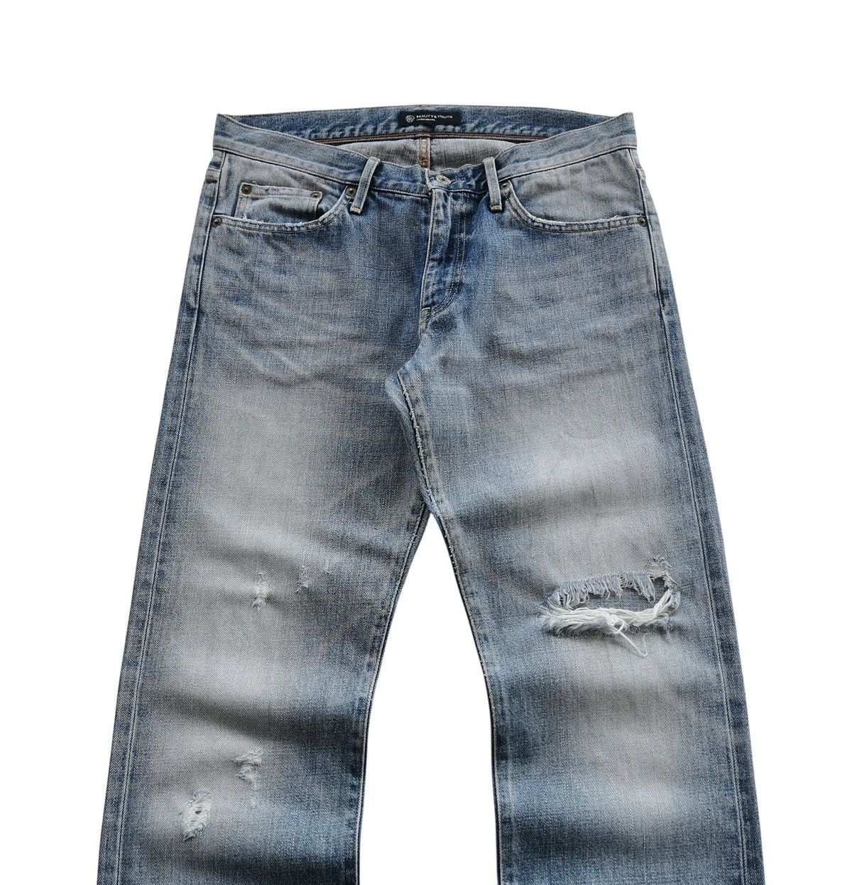 BEAUTY&YOUTH Japanese Brand Beauty Youth United Arrows Denim Jeans Size US 31 - 2 Thumbnail