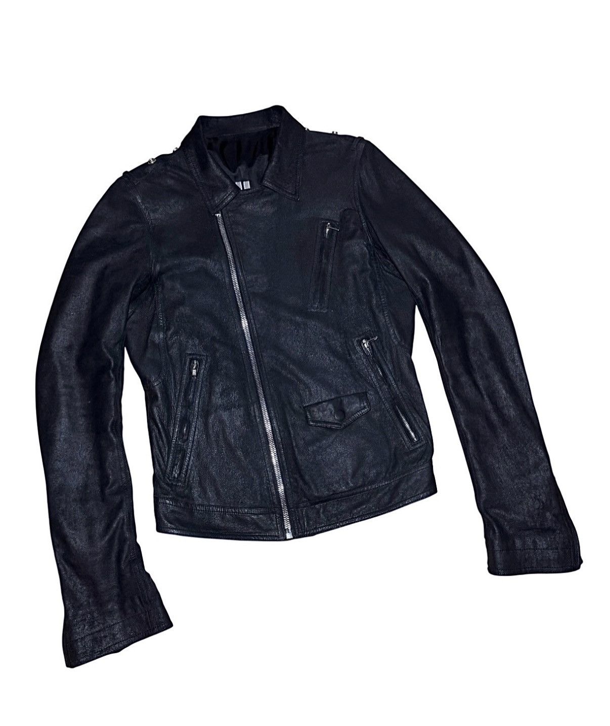 Rick Owens FW19 Larry Blistered Lamb Chain Stooges Jacket Size US M / EU 48-50 / 2 - 5 Thumbnail