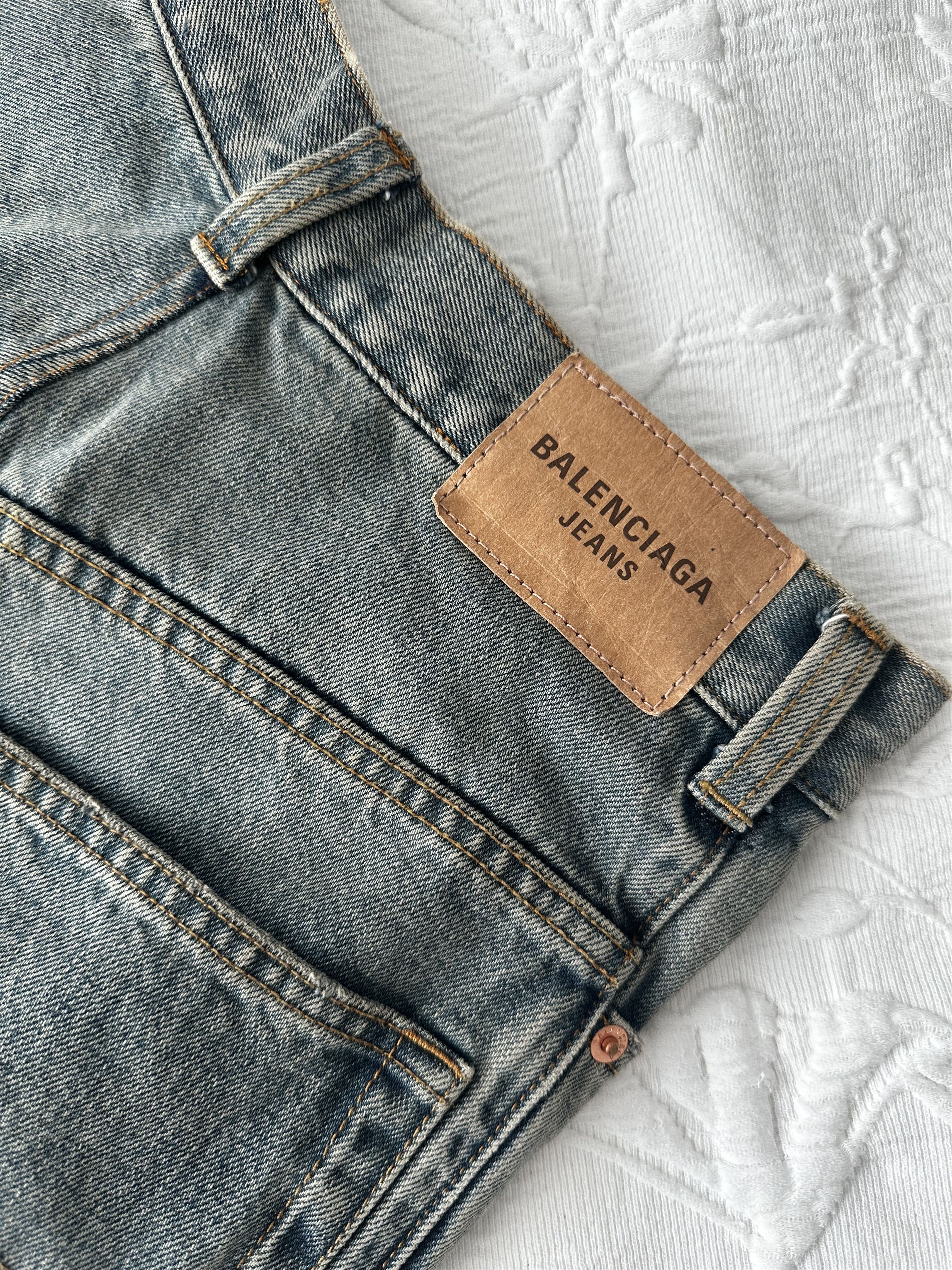 Balenciaga Afterworld Destroyed Jeans size XS Size US 29 - 9 Thumbnail