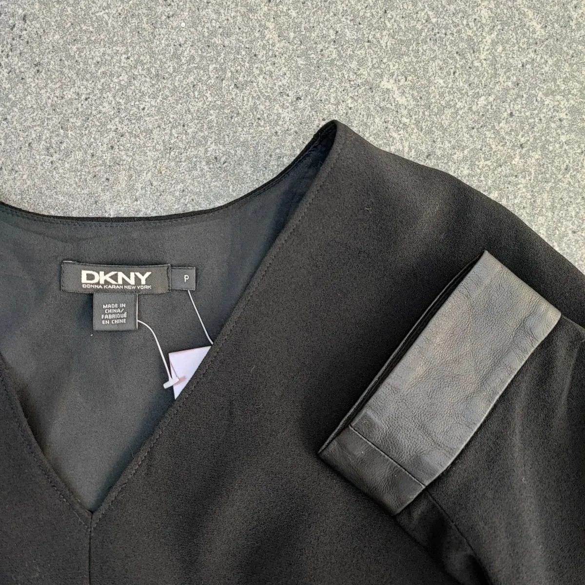 DKNY DKNY Minimalist leather-Cuff Dress –FASHIONELLA Size S / US 4 / IT 40 - 9 Thumbnail