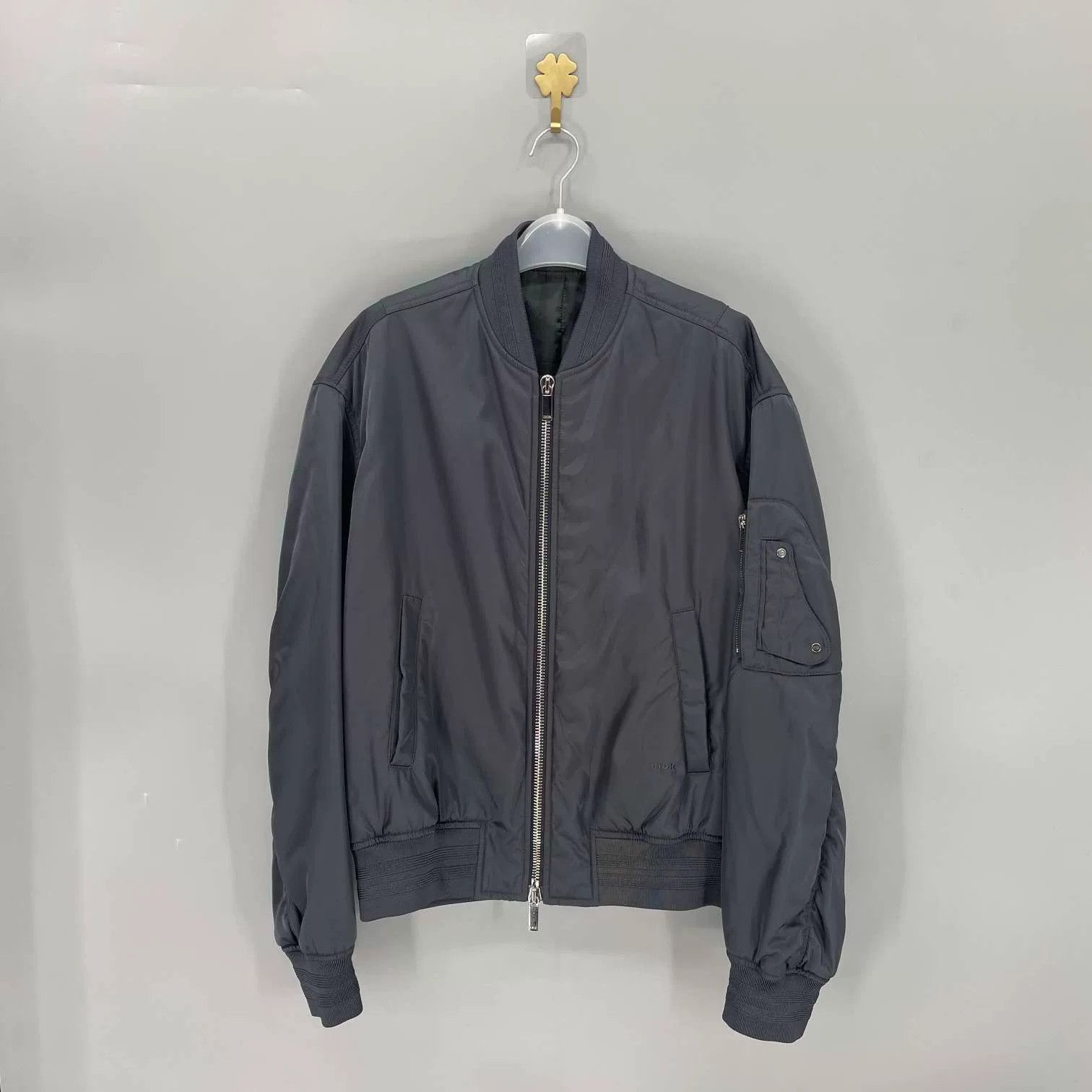 Dior DIOR Embroidered Back Saddle Pocket Aviator Jacket Size US M / EU 48-50 / 2 - 1 Thumbnail
