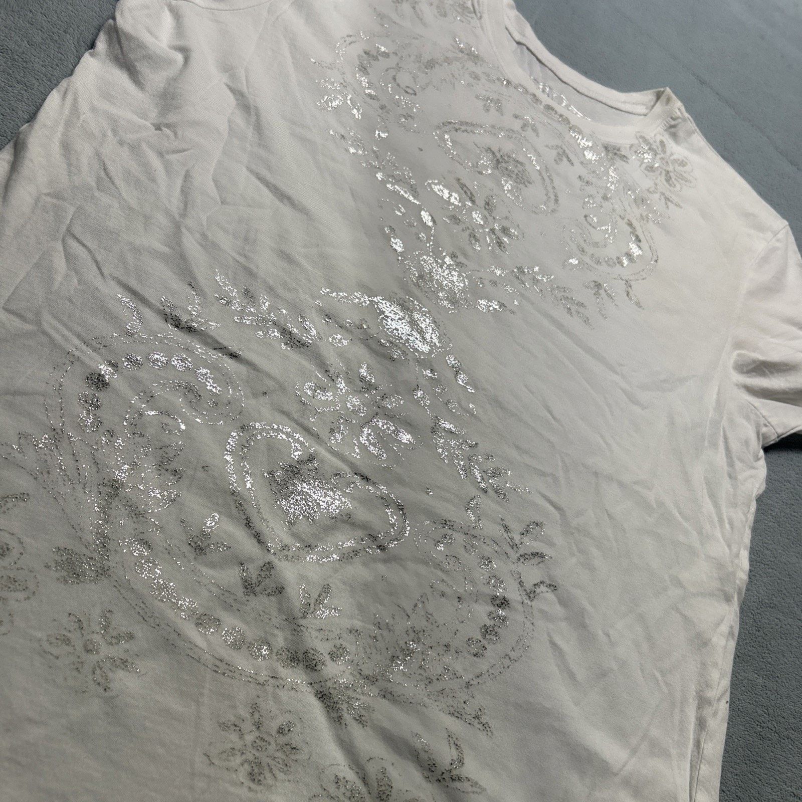 Affliction GAP Affliction Style Top Youth Girls XL Floral Angel Wing Size XL / US 12-14 / IT 48-50 - 3 Thumbnail