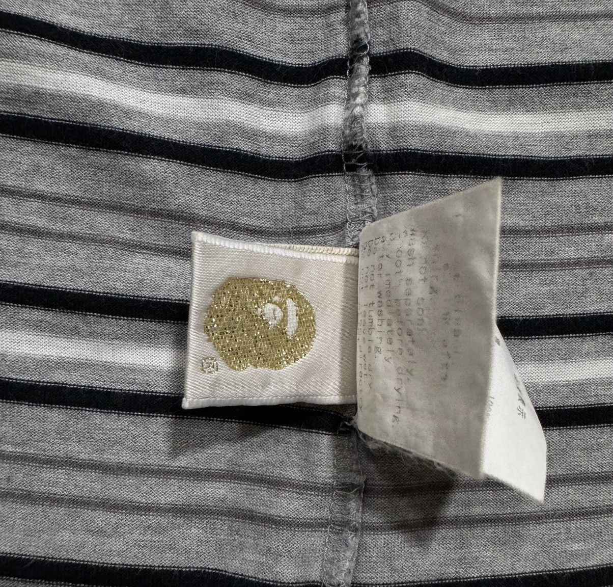 Bape Striped Tee Size US M / EU 48-50 / 2 - 6 Thumbnail