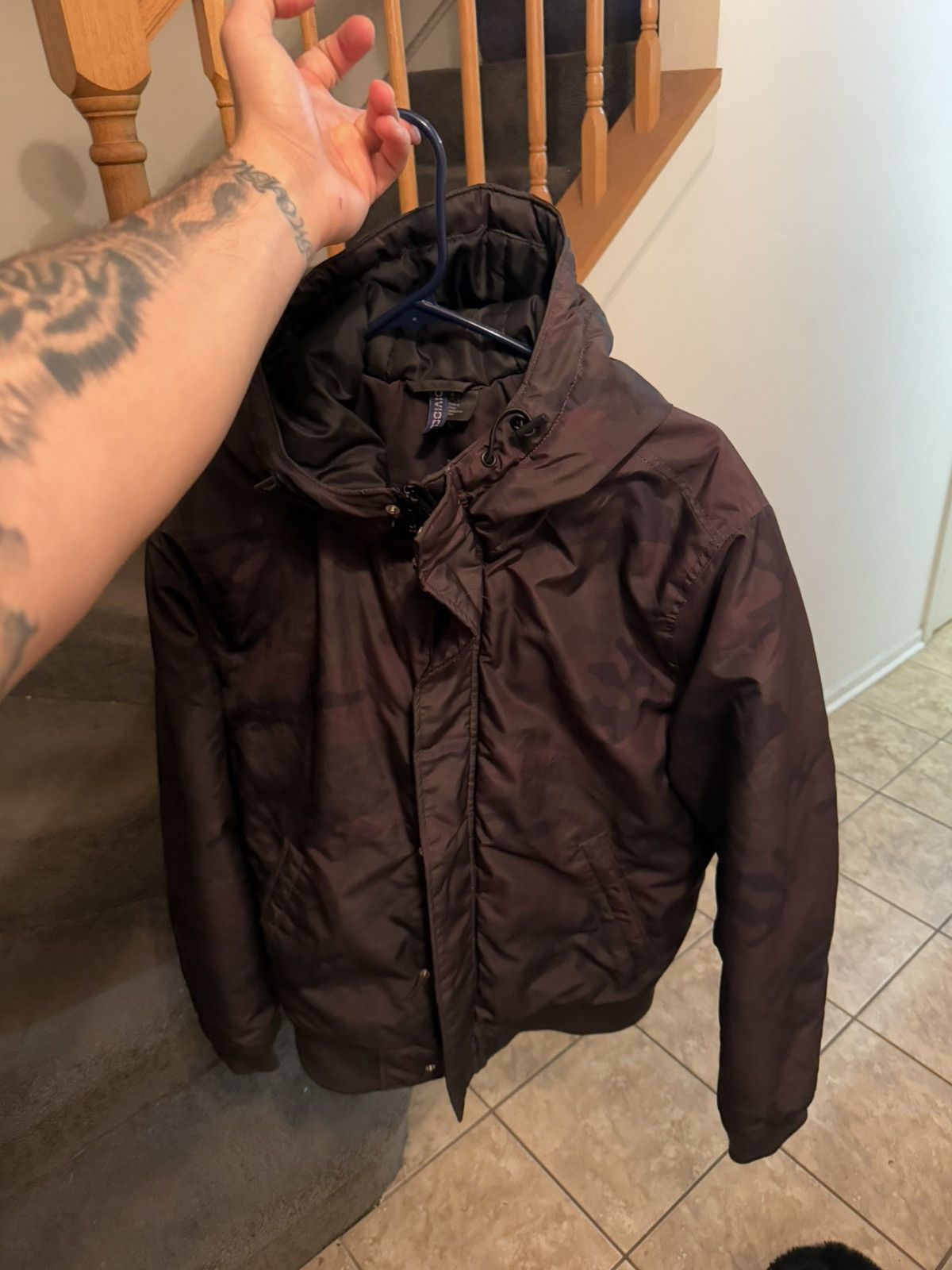 H&M H&M Camo Jacket Size US L / EU 52-54 / 3 - 1 Thumbnail