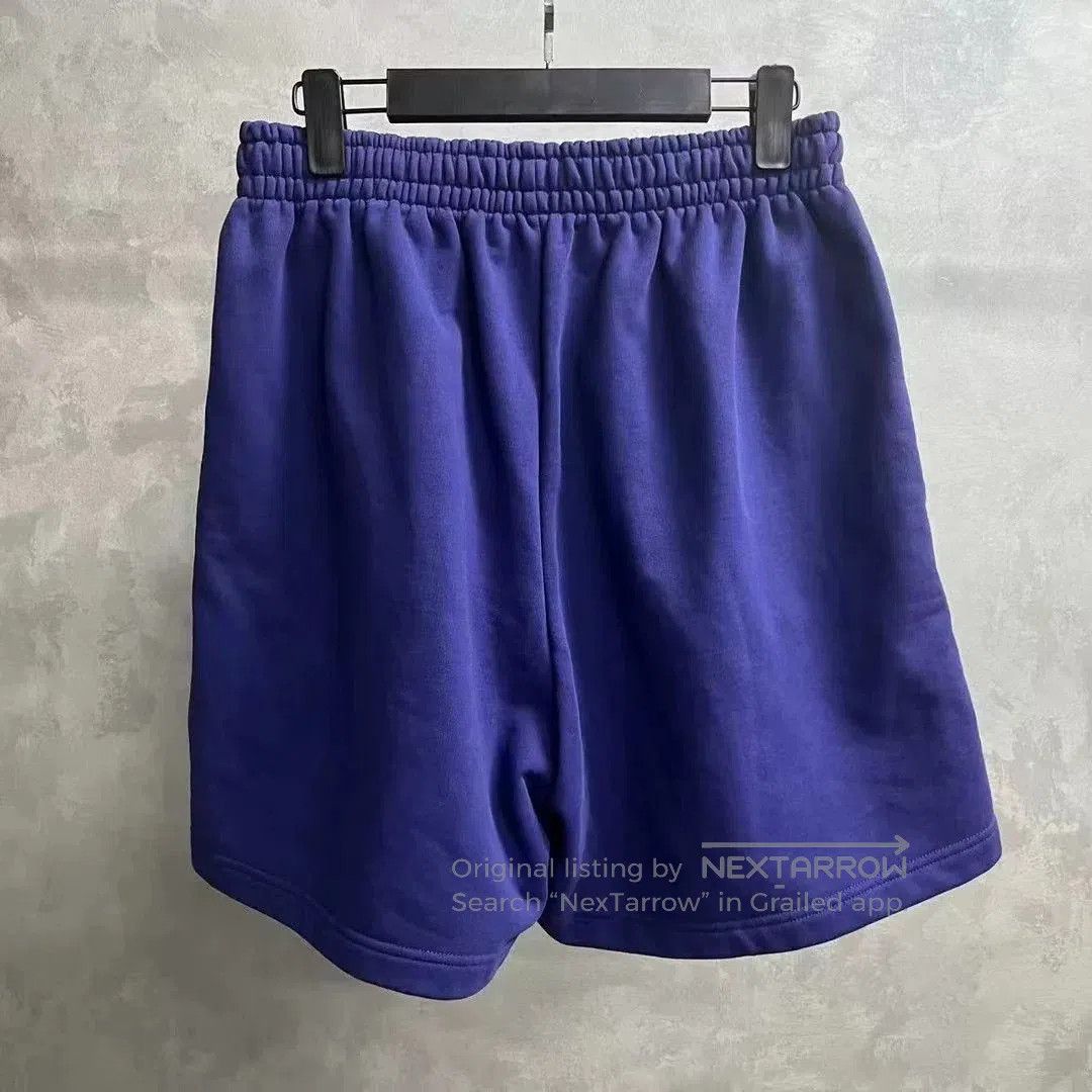 Balenciaga Balenciaga Blue Coke Embroidery Logo Shorts. Size US 36 / EU 52 - 2 Thumbnail