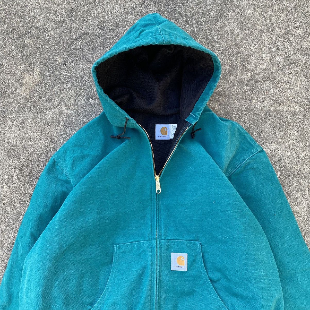 Carhartt 90s Aqua Teal Carhartt jacket Size US XXL / EU 58 / 5 - 2 Thumbnail