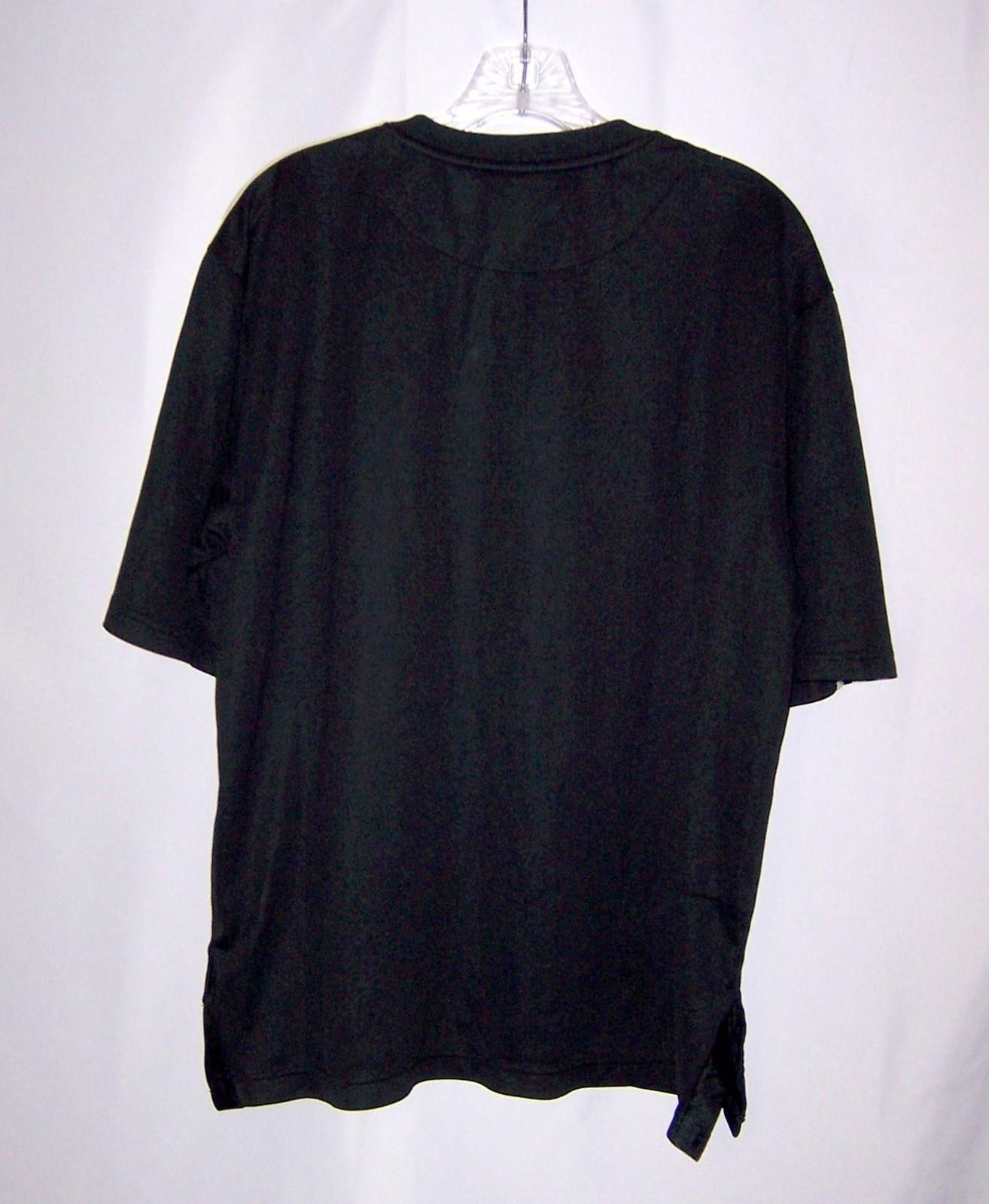 Adidas Vintage Adidas Men's L Black Short Sleeve Athletic Shirt Size US L / EU 52-54 / 3 - 4 Thumbnail