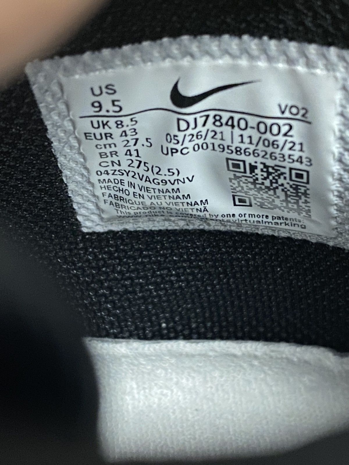 CNCPTS × Nike Size 9.5M / 11W - Air Force 1 Mid Concept Black White Panda Size US 9.5 / EU 42-43 - 7 Thumbnail
