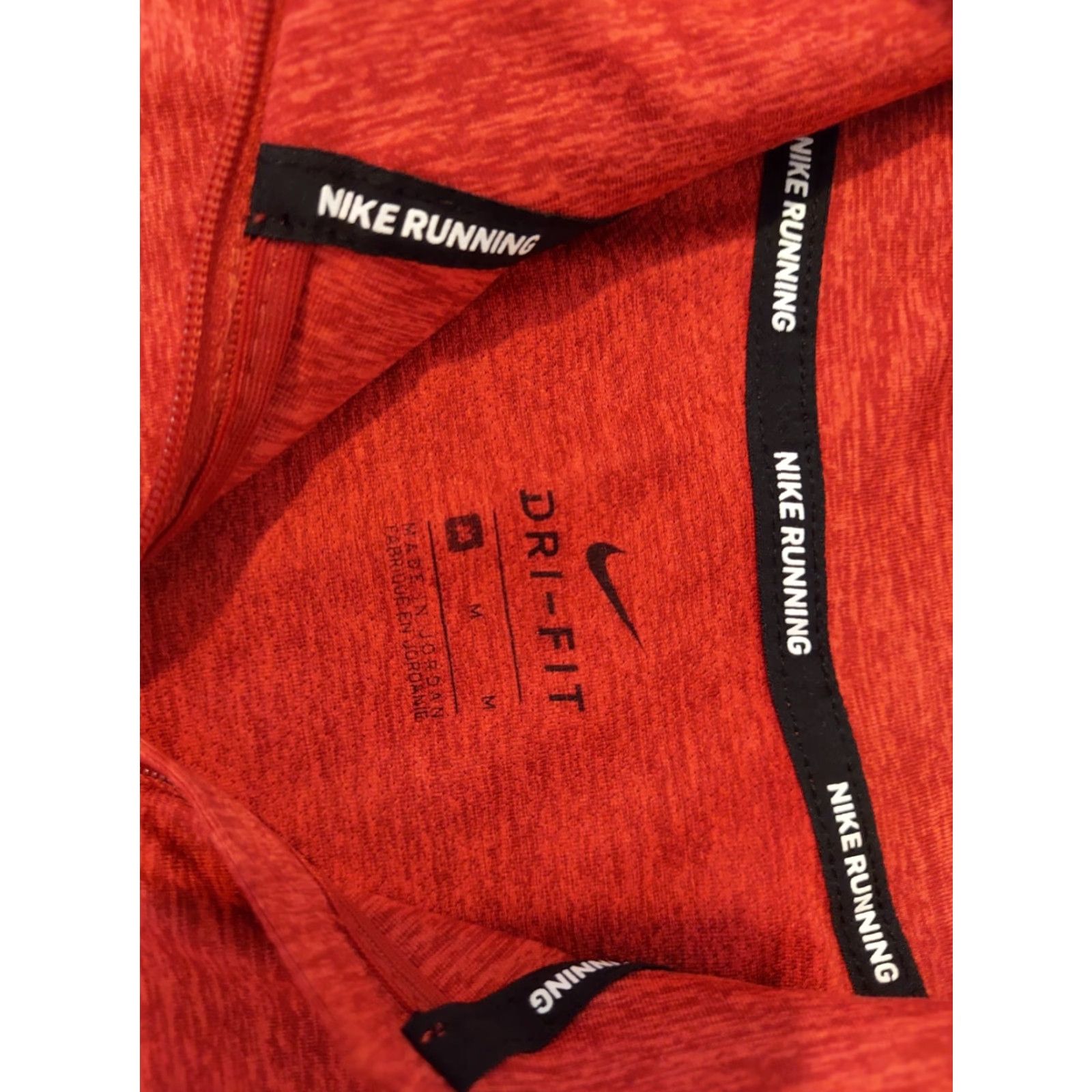 Nike Womens Nike Half Zip Shirt M Medium Red Athletic Long Sleeve Gymn Workout Shirt Mens Womens, Nike Shirt, Activewear, Red, Long Sleeve, Zip, M Size M / US 6-8 / IT 42-44 - 3 Thumbnail