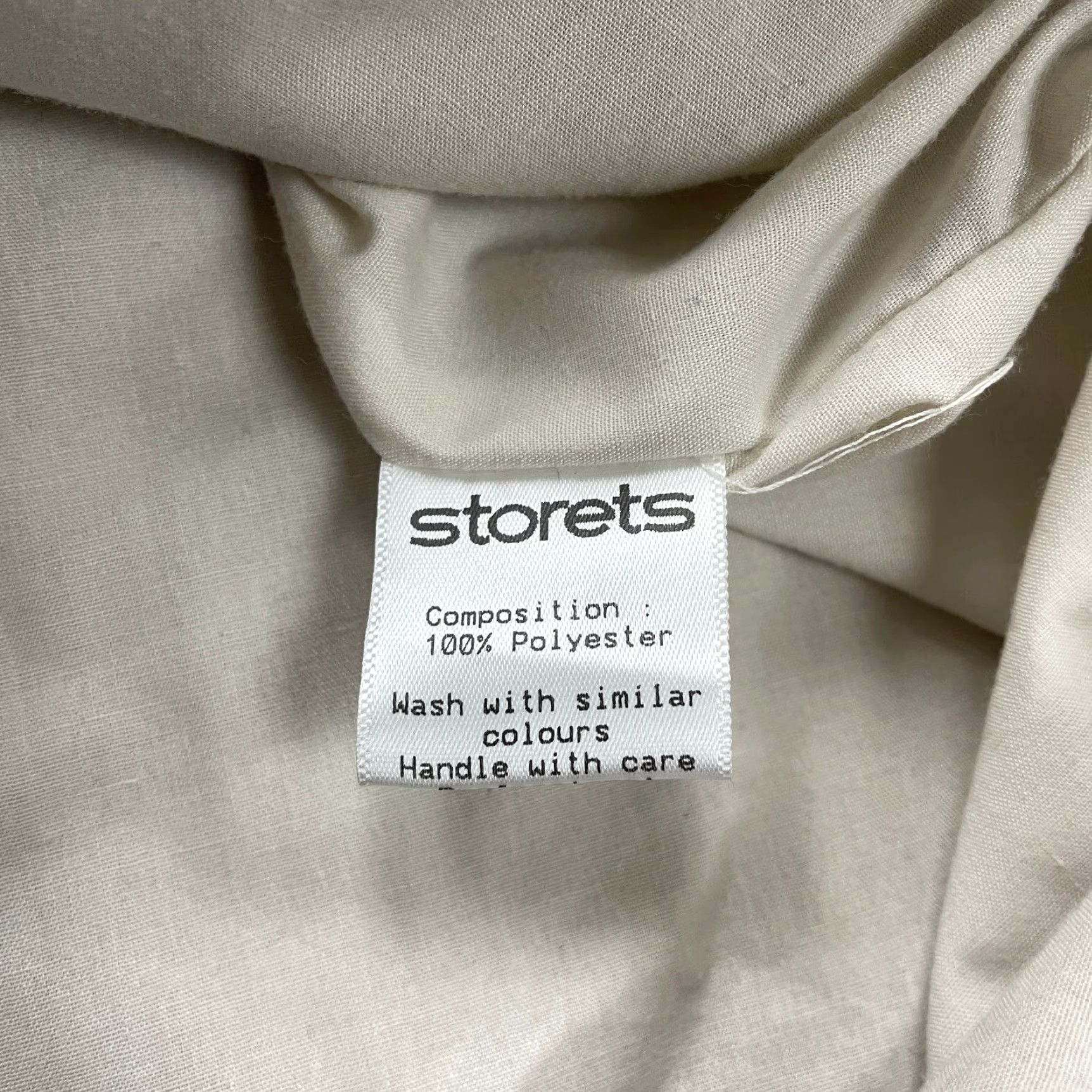 Doublet VINTAGE Storets Trench Coat Women Small/Medium Beige Long Casual Formal 90s Size M / US 6-8 / IT 42-44 - 7 Thumbnail