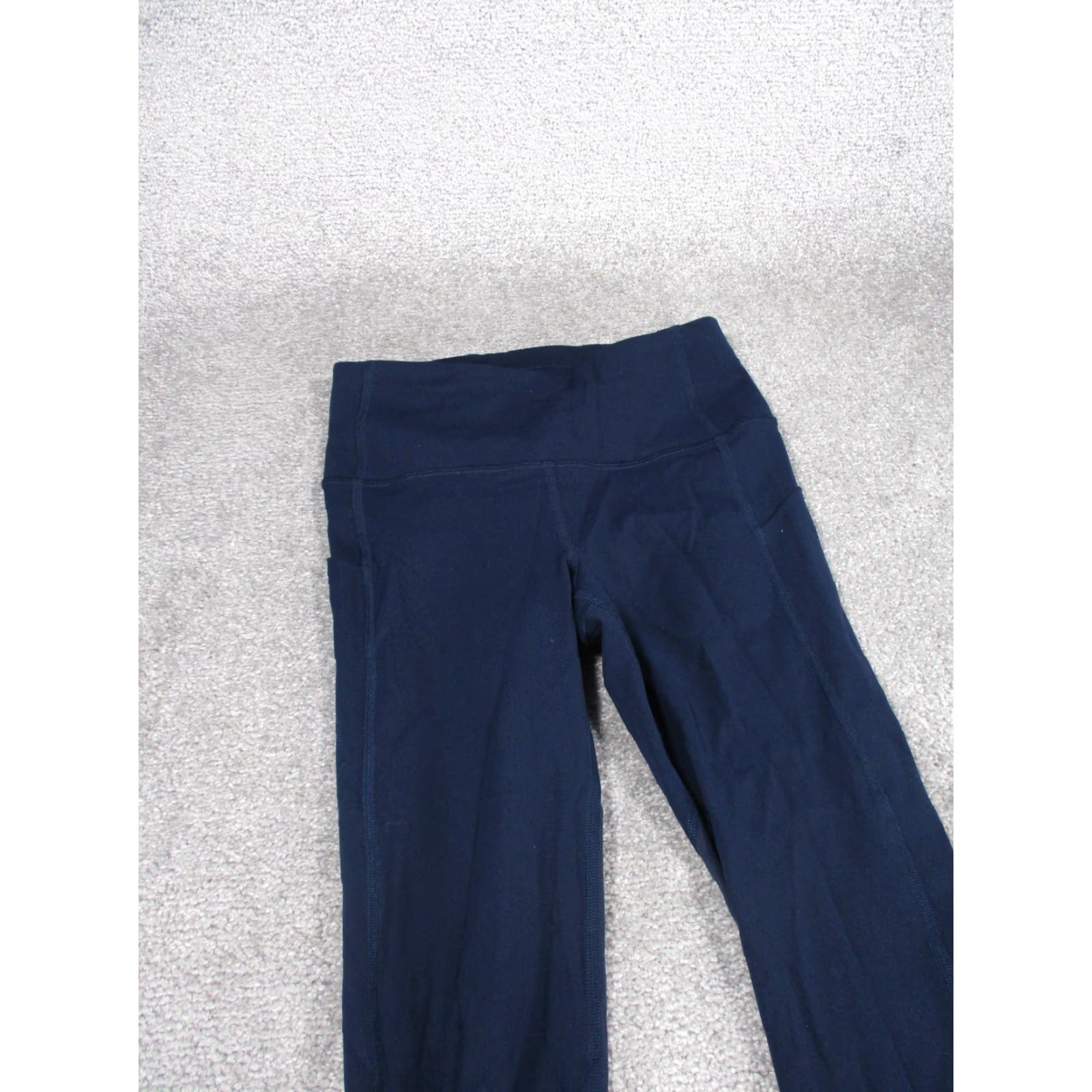 Lululemon VINTAGE Lululemon Leggings Womens 4 Pace Rival HR Crop Athletic Activewear Running Jogging Navy Blue 90s Women Size 27" / US 4 / IT 40 - 2 Thumbnail