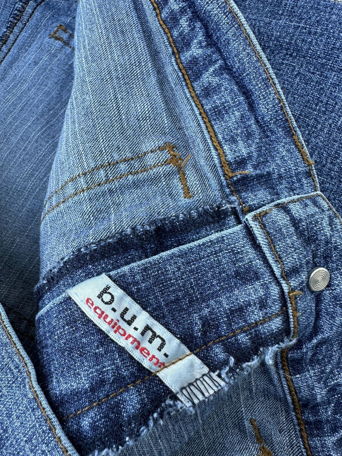 B.U.M Equipment × Vintage Vintage 90s Bum Equipment Denim Buckle Strap Jeans USA Baggy Size 34" / US 12 / IT 48 - 11 Thumbnail