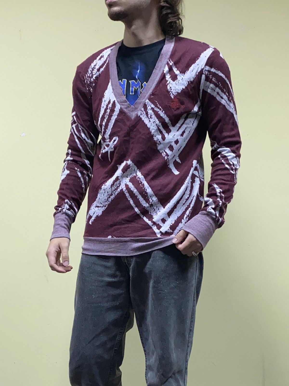 Vivienne Westwood Vivienne Westwood vintage big orb overprint monogram long Size US L / EU 52-54 / 3 - 4 Thumbnail