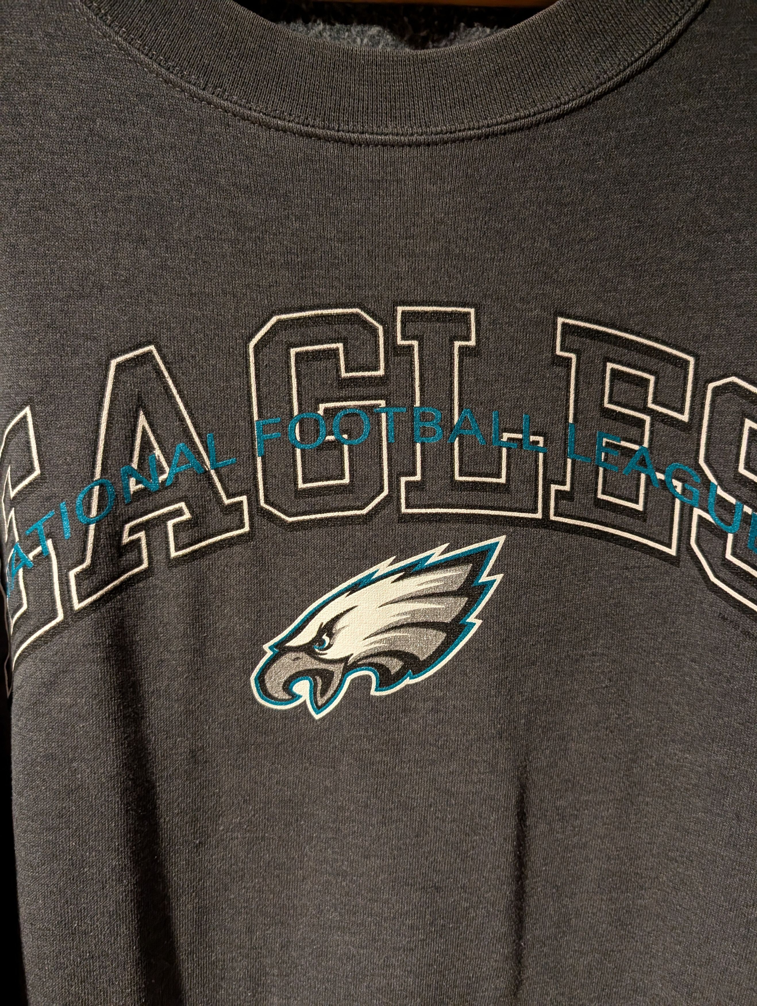 NFL Vintage 90s Philadelphia Eagles NFL Football Sweatshirt Size US XXL / EU 58 / 5 - 2 Thumbnail