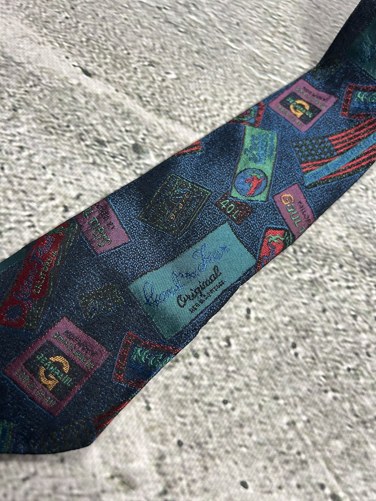 Jean Paul Gaultier Jean Paul Gaultier tie silk vintage avant garde Size ONE SIZE - 3 Thumbnail