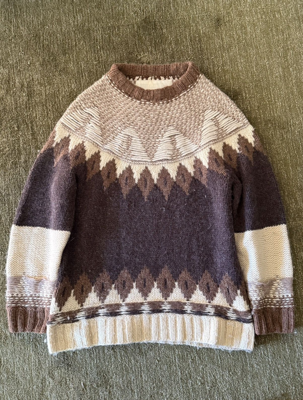 Maison Margiela x H&M 2012 Fair Isle Sweater (Alpaca/Wool)