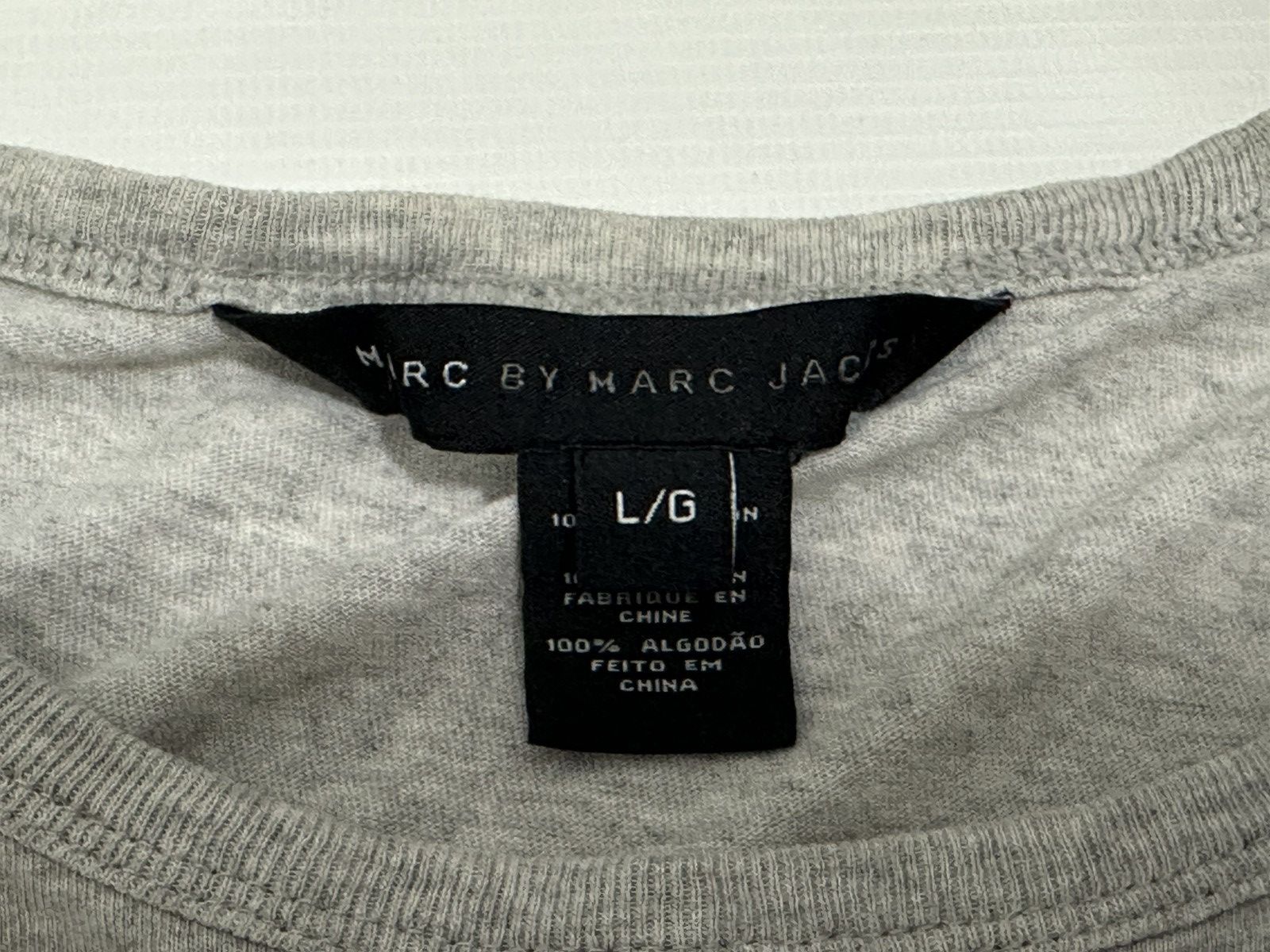 Marc Jacobs Marc by Marc Jacobs Grey T-shirt Size US L / EU 52-54 / 3 - 5 Thumbnail