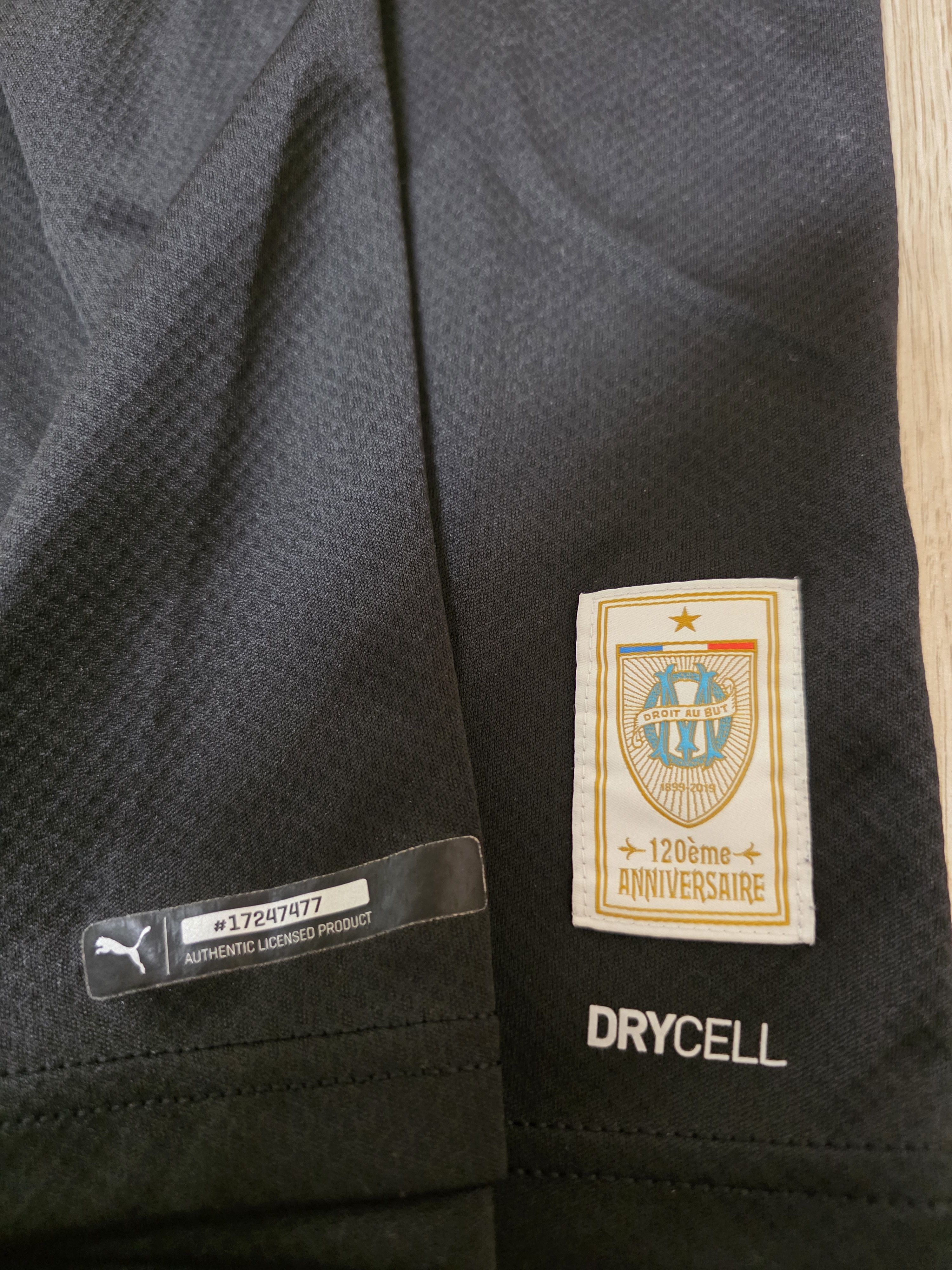 Puma OLYMPIQUE MARSEILLE 2019 2020 THIRD FOOTBALL SOCCER JERSEY Size US M / EU 48-50 / 2 - 5 Thumbnail