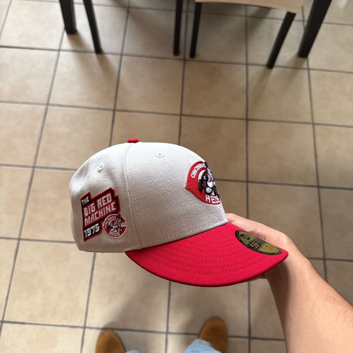 Hat Club HAT CLUB BEIGE CINCINNATI REDS HAT Size 30 - 2 Thumbnail