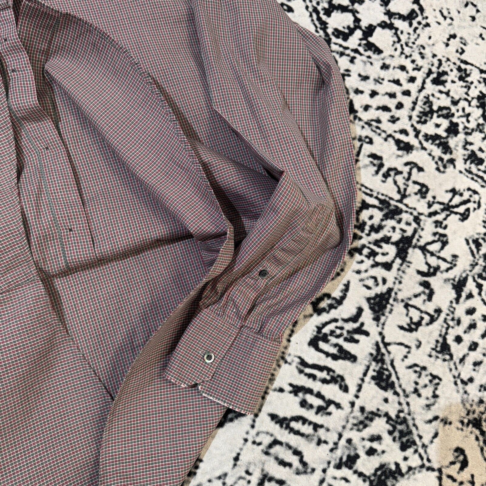 Gucci × Vintage Vintage Gucci Green Red Coton Shirt Size 42 IT Tom Ford 90s Size US L / EU 52-54 / 3 - 10 Thumbnail