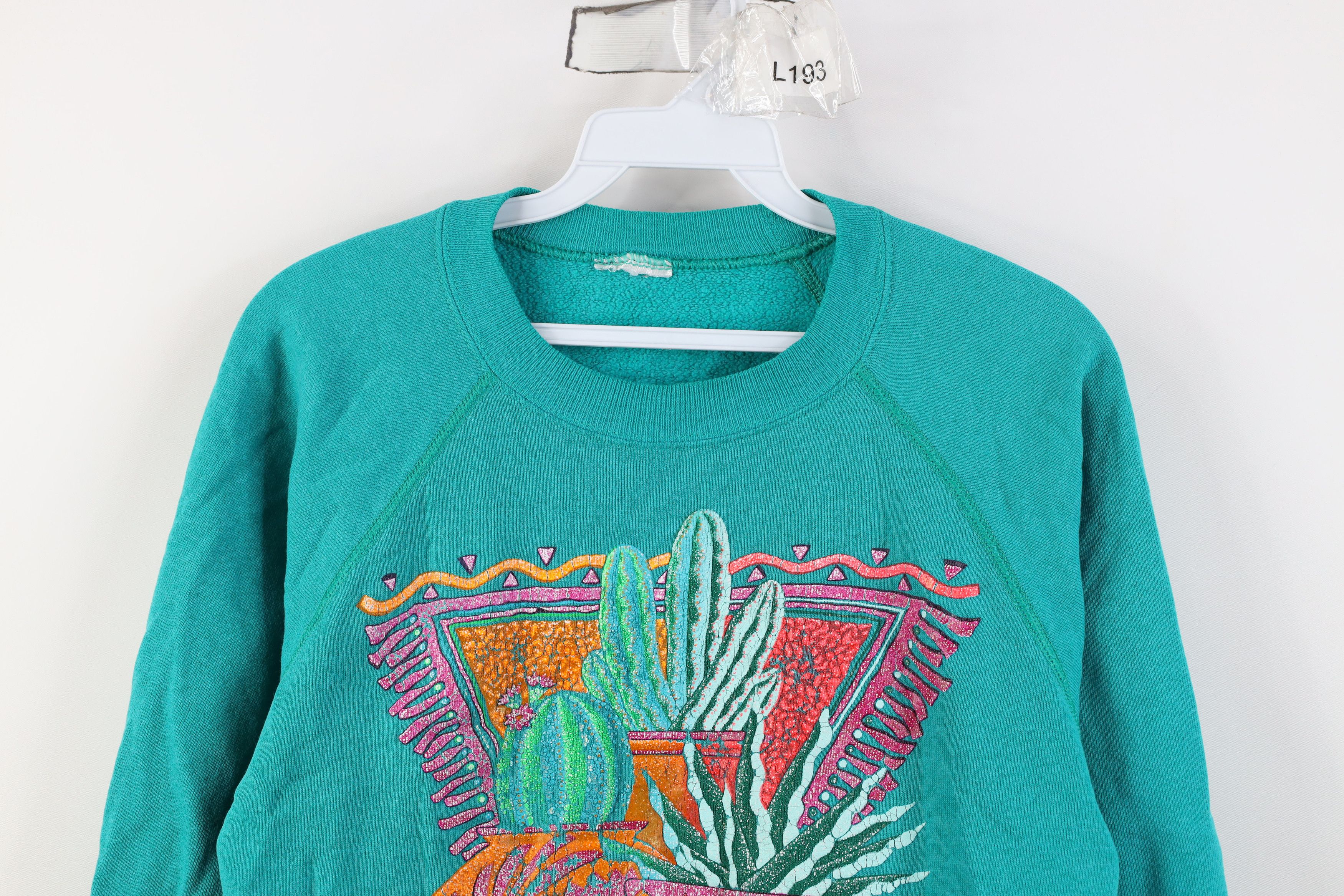 Vintage Vintage 90s Streetwear Arizona Cactus Crewneck Sweatshirt Size M / US 6-8 / IT 42-44 - 2 Thumbnail