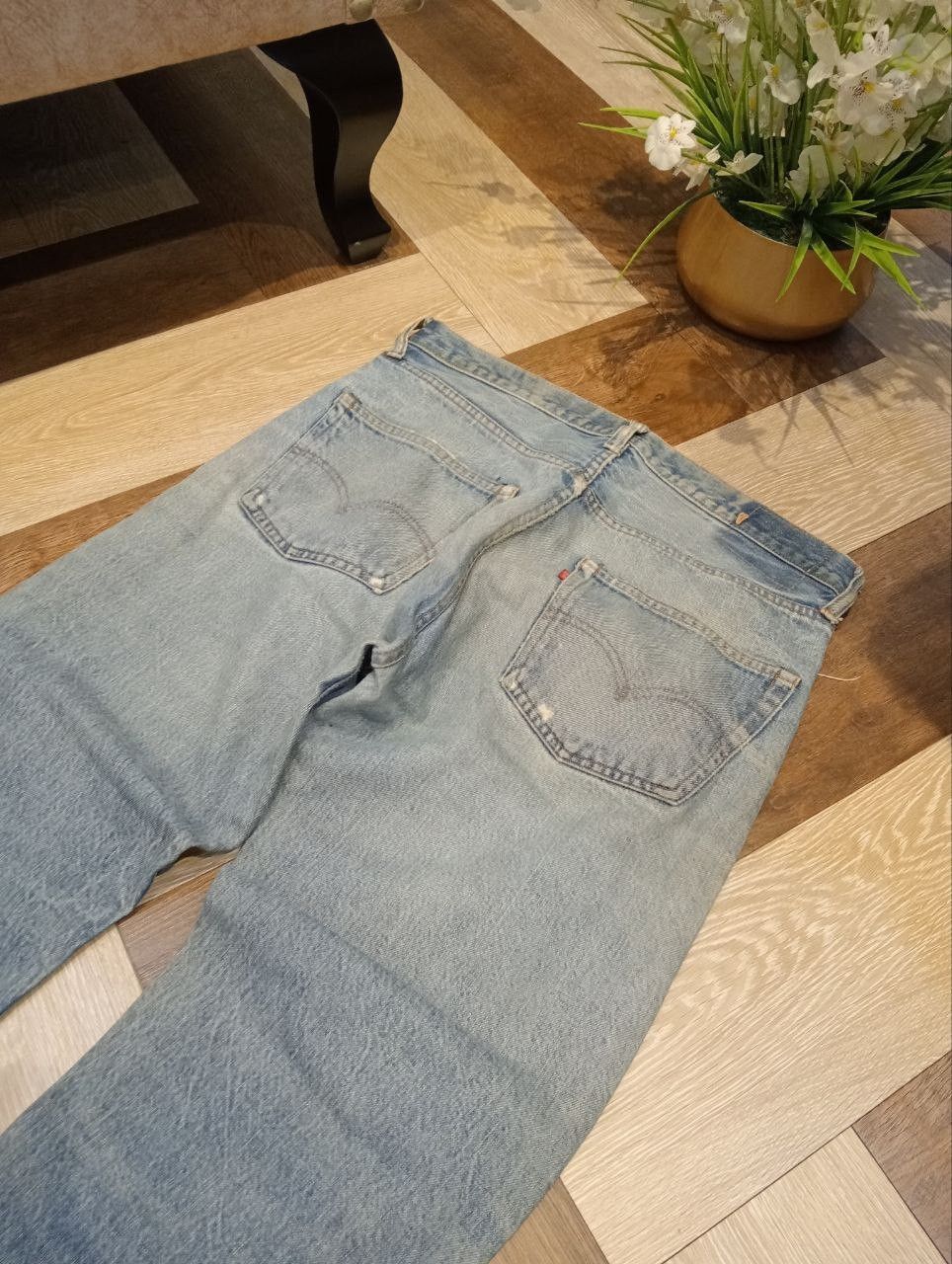 Levi's LEVI'S VINTAGE 501 REDLINE TOP #6 SELVEDGE DISTRESSED DENIM Size US 34 / EU 50 - 13 Thumbnail