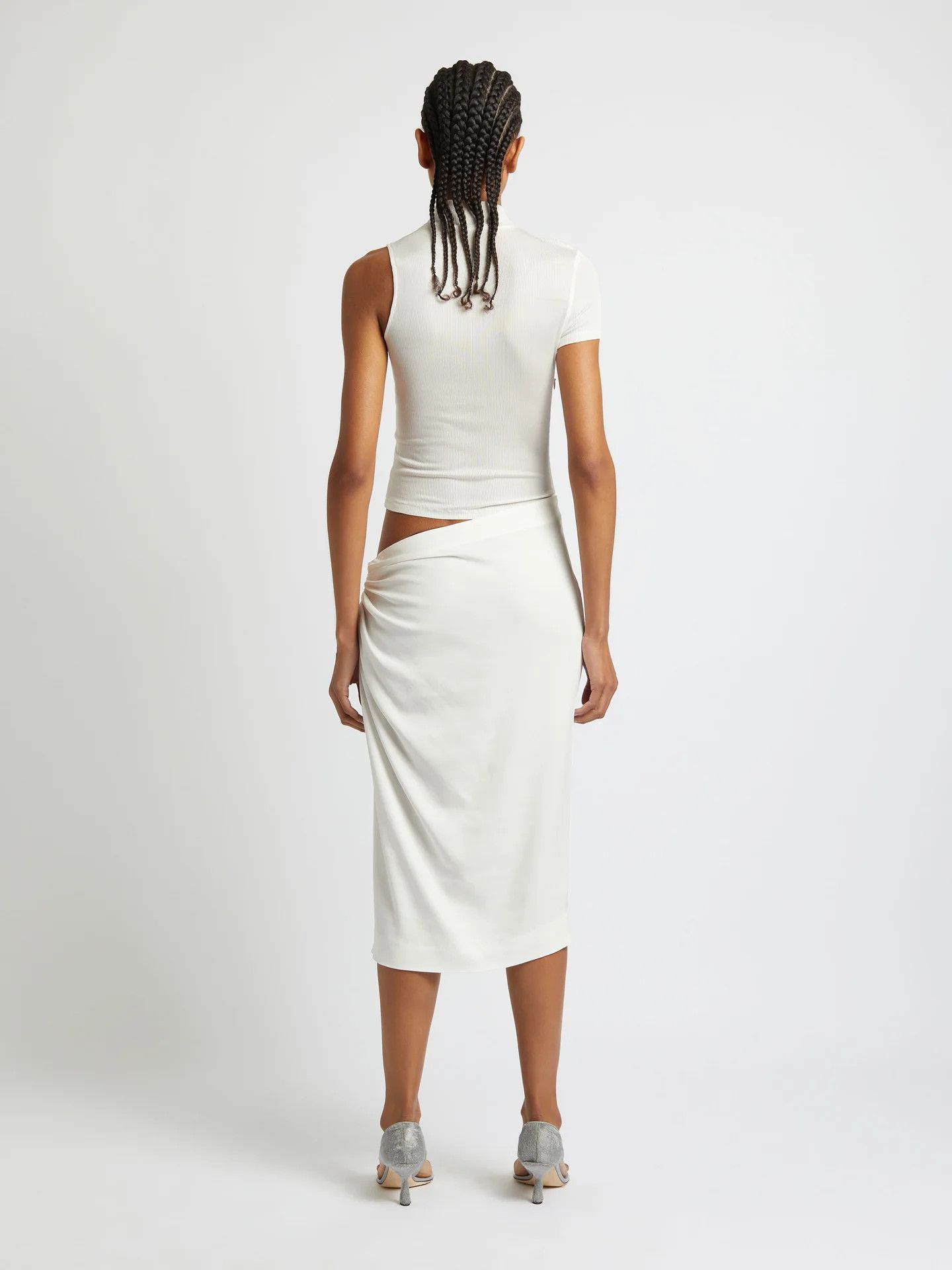 Christopher Esber o1mle1224 Fusion Tee Dress in white Size M / US 6-8 / IT 42-44 - 6 Thumbnail